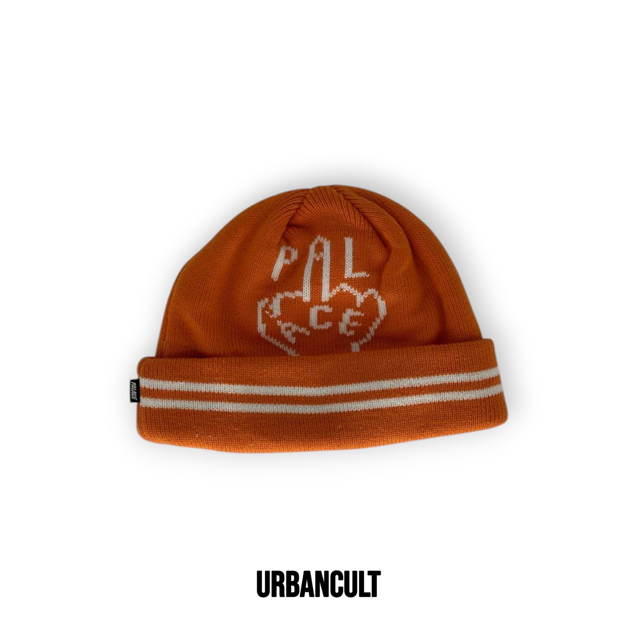 Beanie Palace Finger Up - Orange - Urban Cult