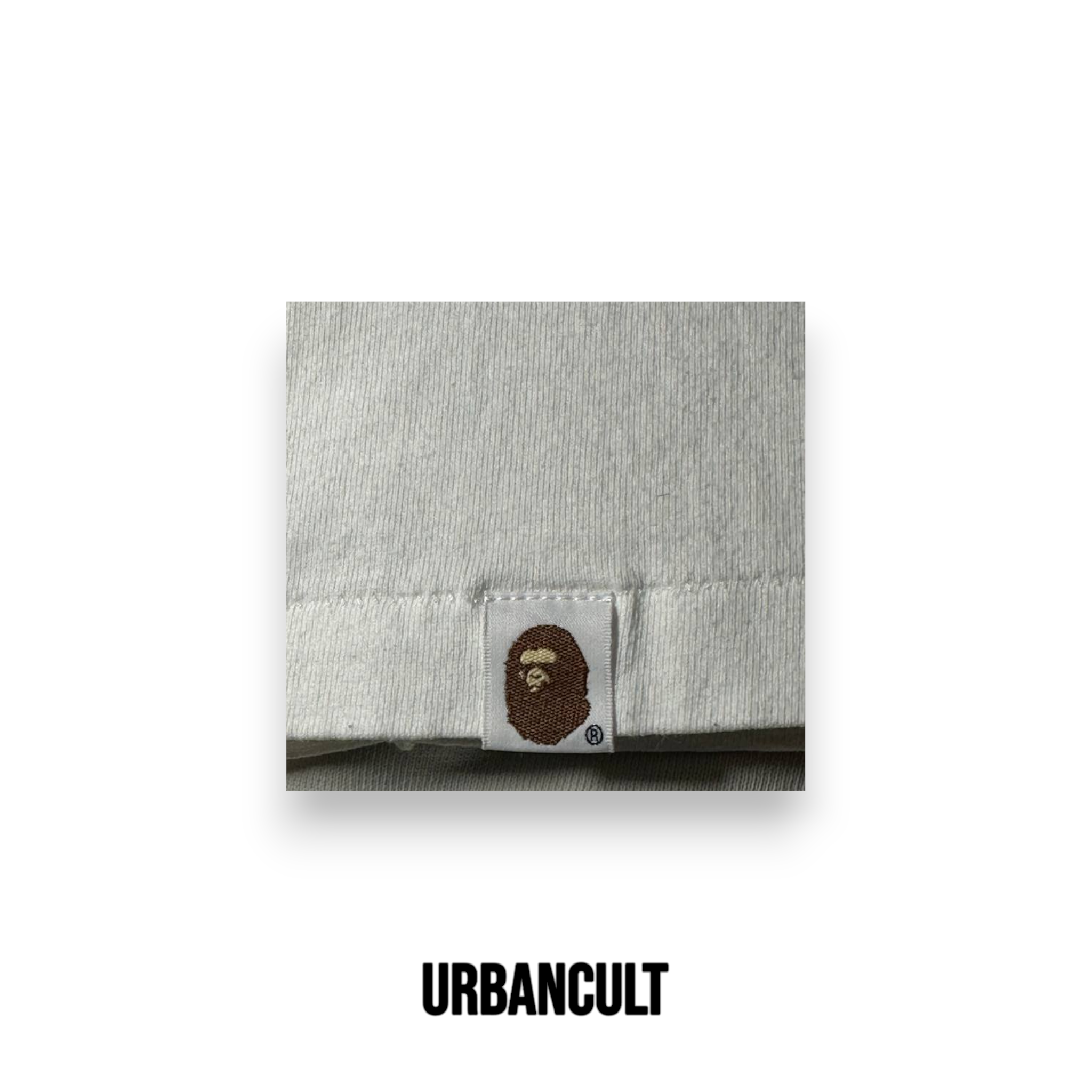 BAPE Mix Camo College multicolor T-shirt - Bianco - Urban Cult