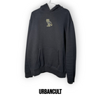 DRAKE OVO Classic Owl Felpa con Cappuccio - Nera - Urban Cult