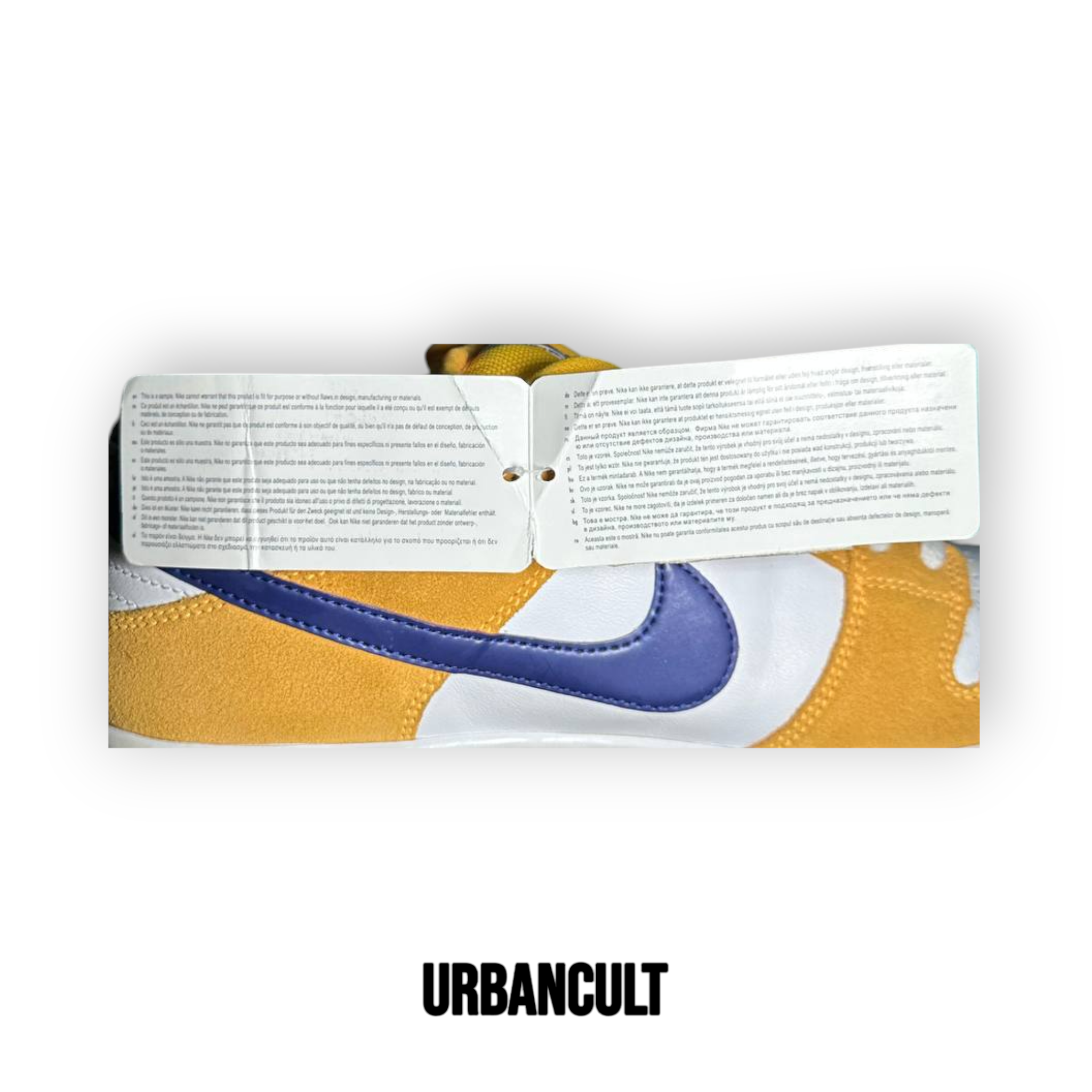Nike SB Dunk Low SAMPLE - Laser Orange (Yellow Tongue) - Urban Cult
