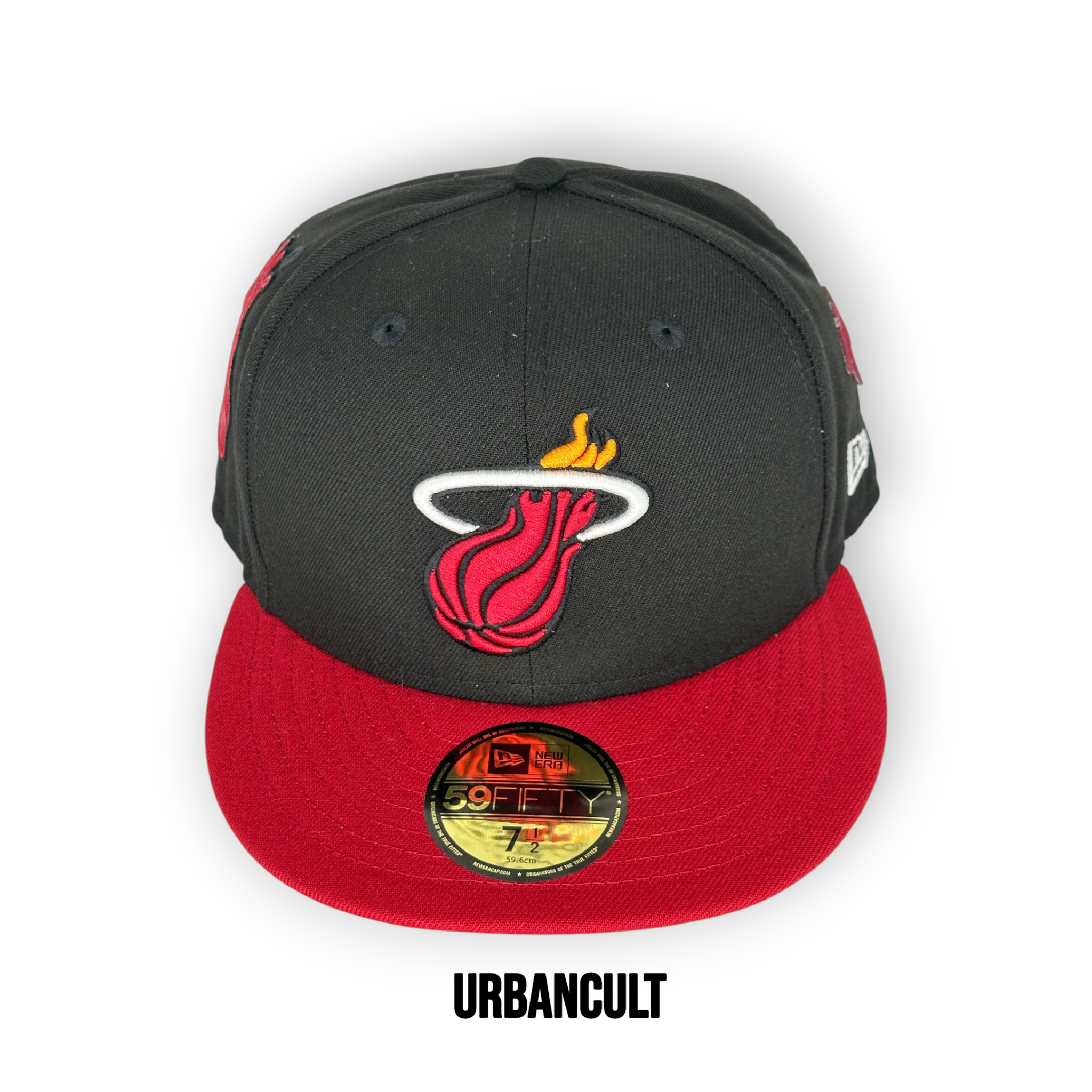 New Era Miami Heat Essential Custom - Nero/Rosso 7 1/2 - Urban Cult