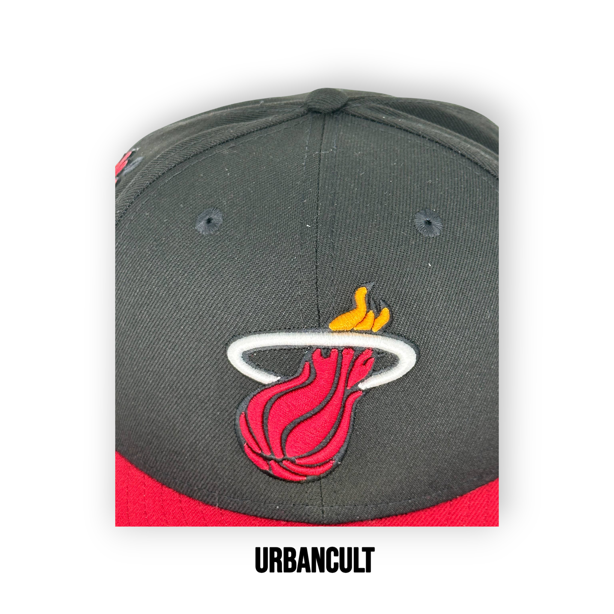 New Era Miami Heat Essential Custom - Nero/Rosso 7 1/2 - Urban Cult