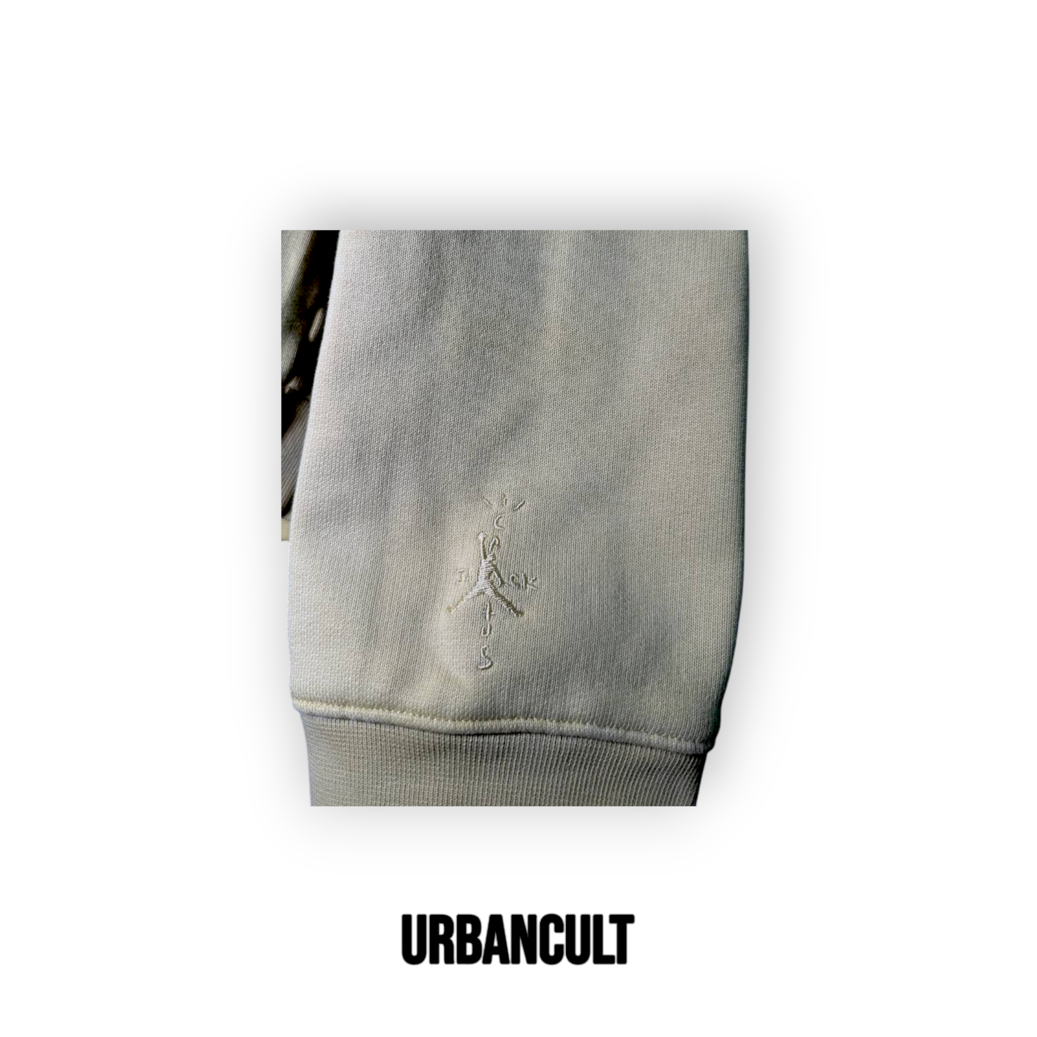 Felpa con Cappuccio Jordan x Travis Scott Pullover - Yellow Senape - Urban Cult