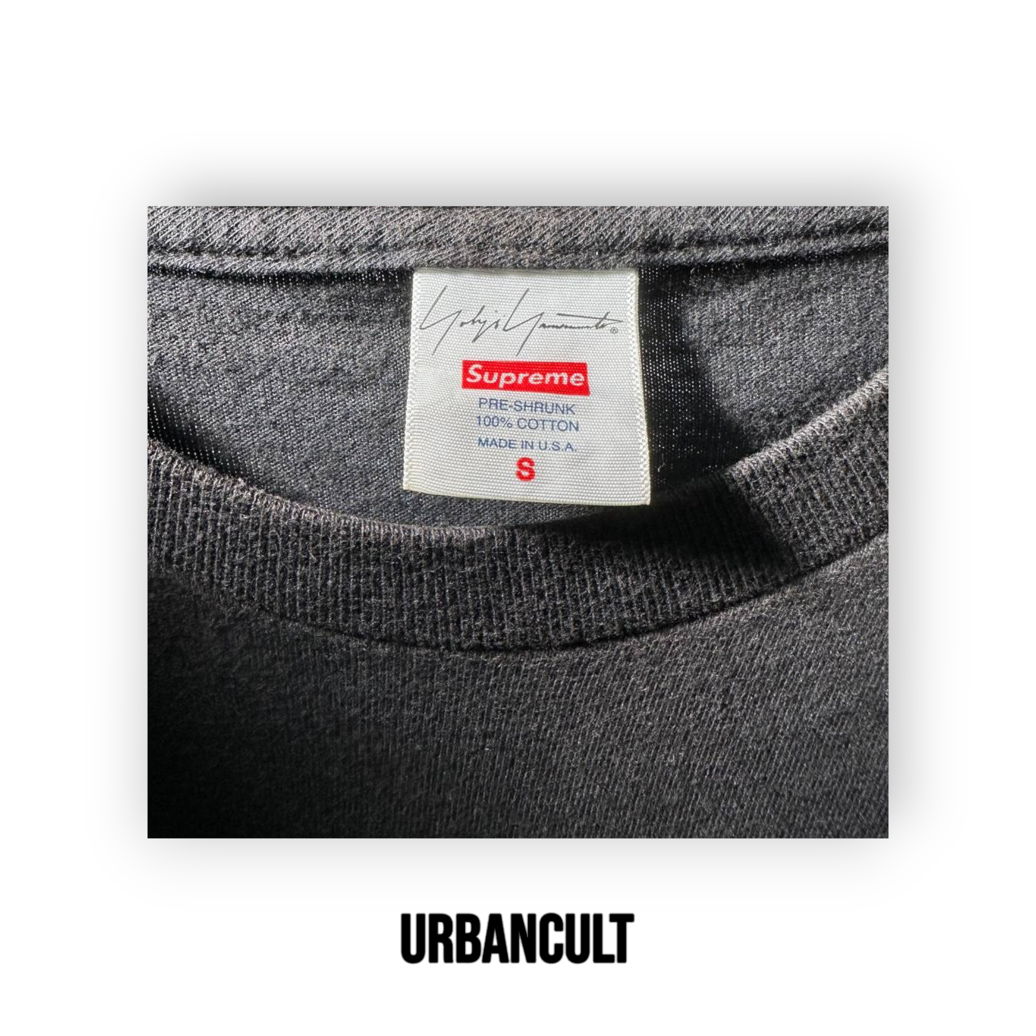 Supreme x Yohji Yamamoto Scribble Portrait T-shirt - Nero - Urban Cult