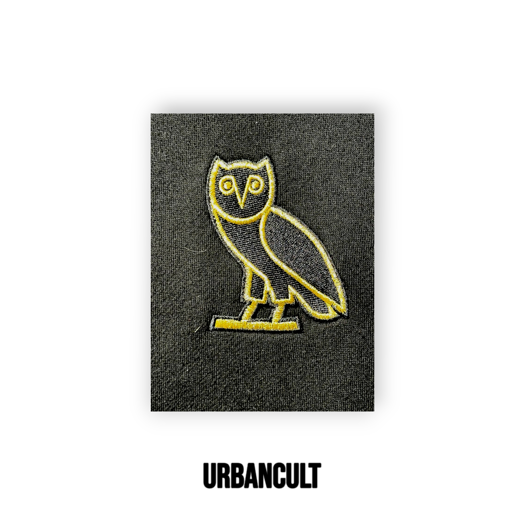 DRAKE OVO Classic Owl Felpa con Cappuccio - Nera - Urban Cult