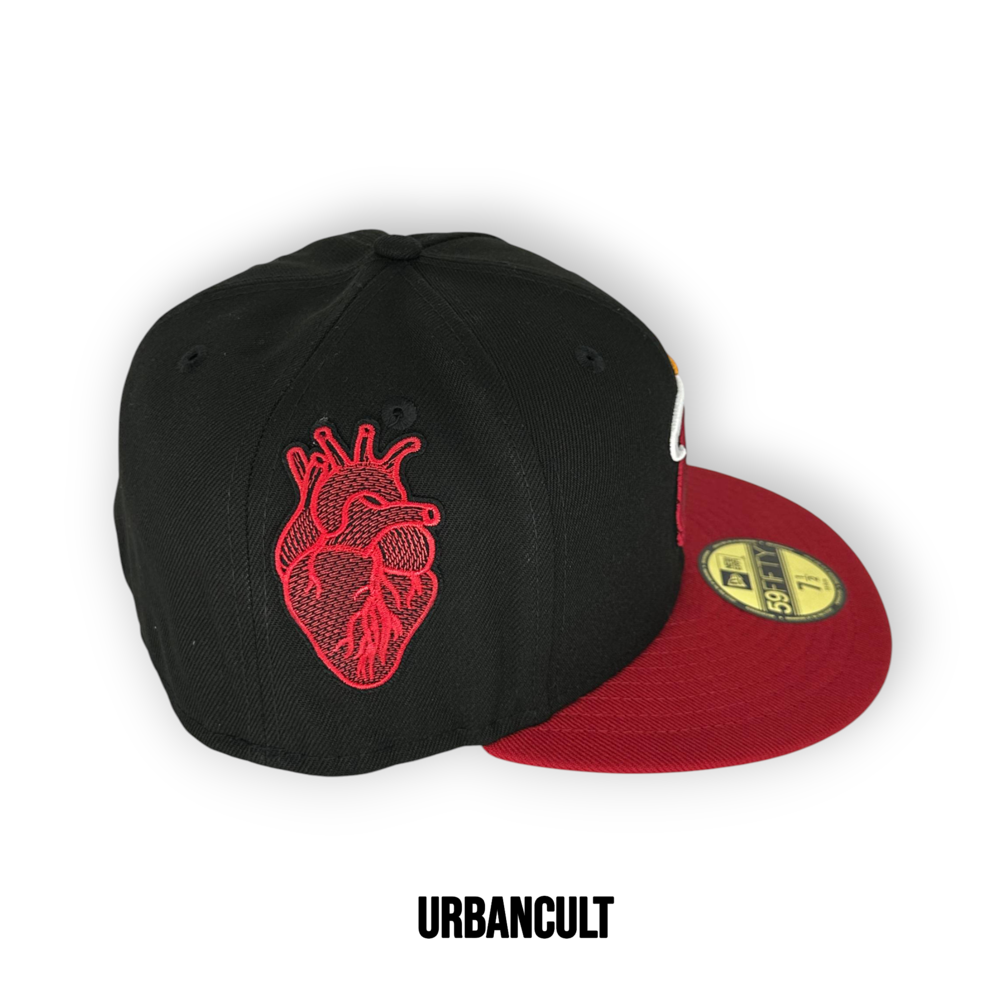 New Era Miami Heat Essential Custom - Nero/Rosso 7 1/2 - Urban Cult