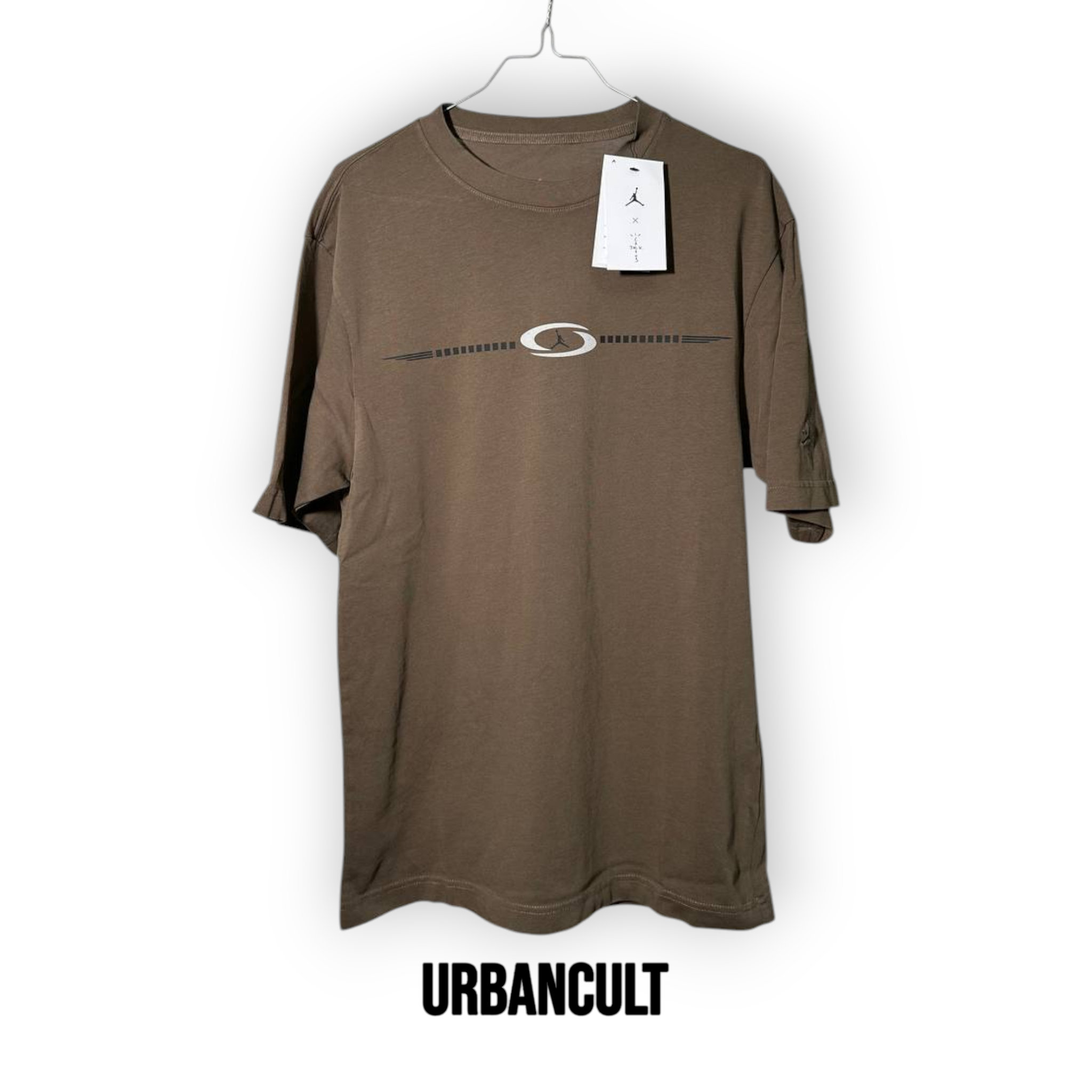 T-Shirt Jordan x Travis Scott "Air Tee" - Marrone - Urban Cult