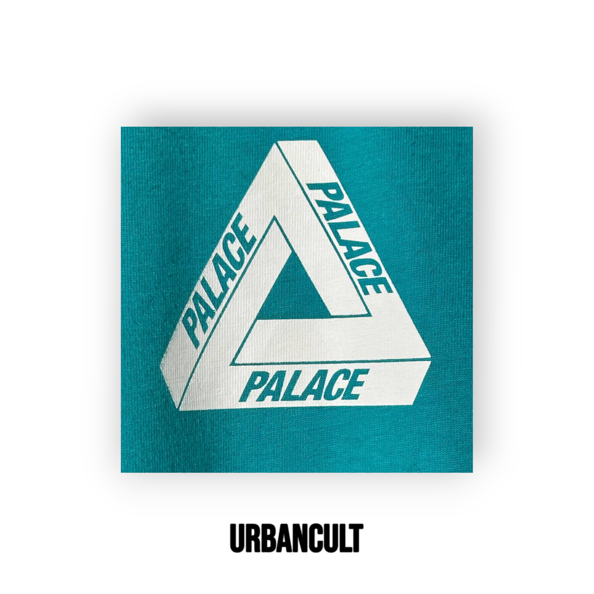 Palace Reverse Double Face T-shirt - Verde Acqua/Magenta - Urban Cult