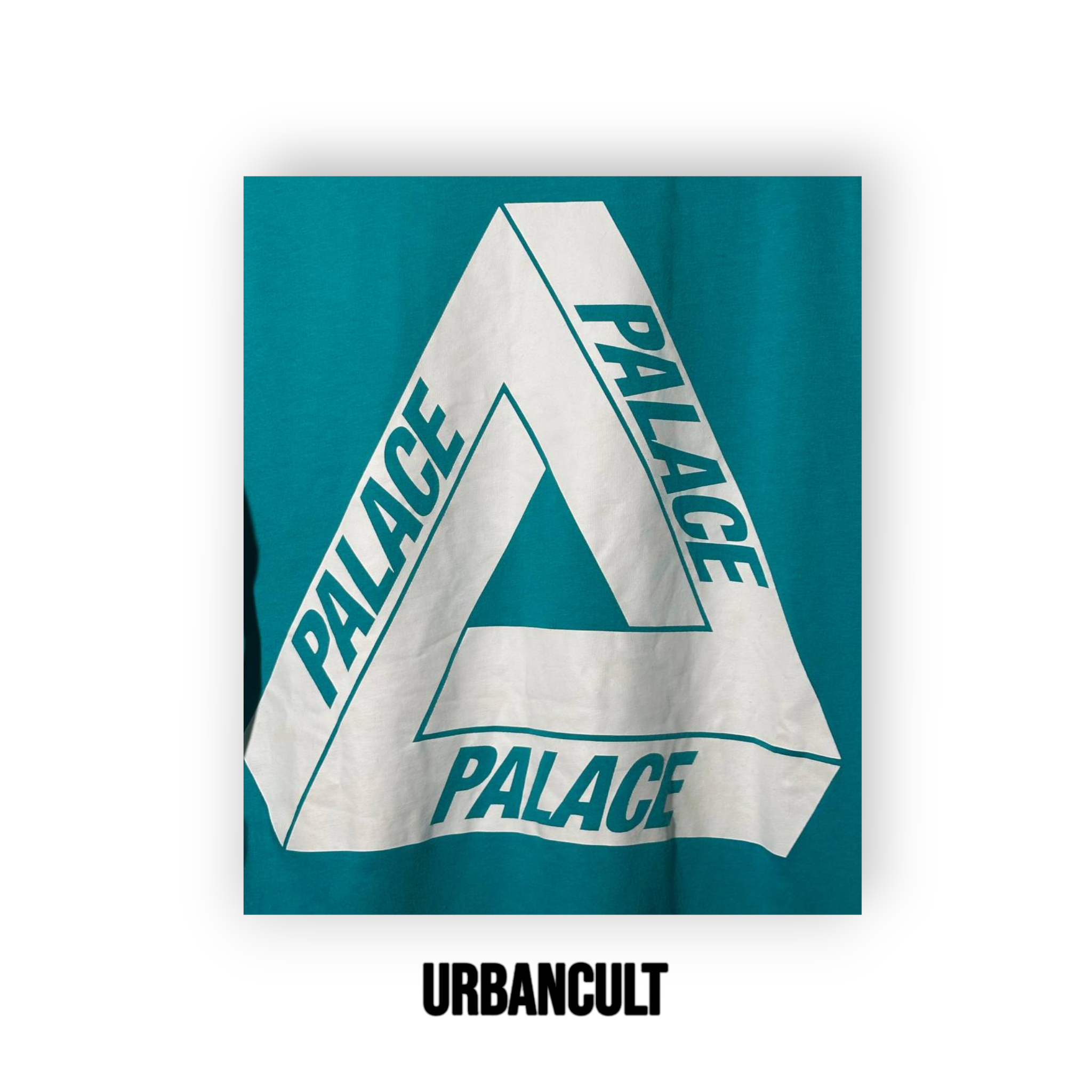 Palace Reverse Double Face T-shirt - Verde Acqua/Magenta - Urban Cult
