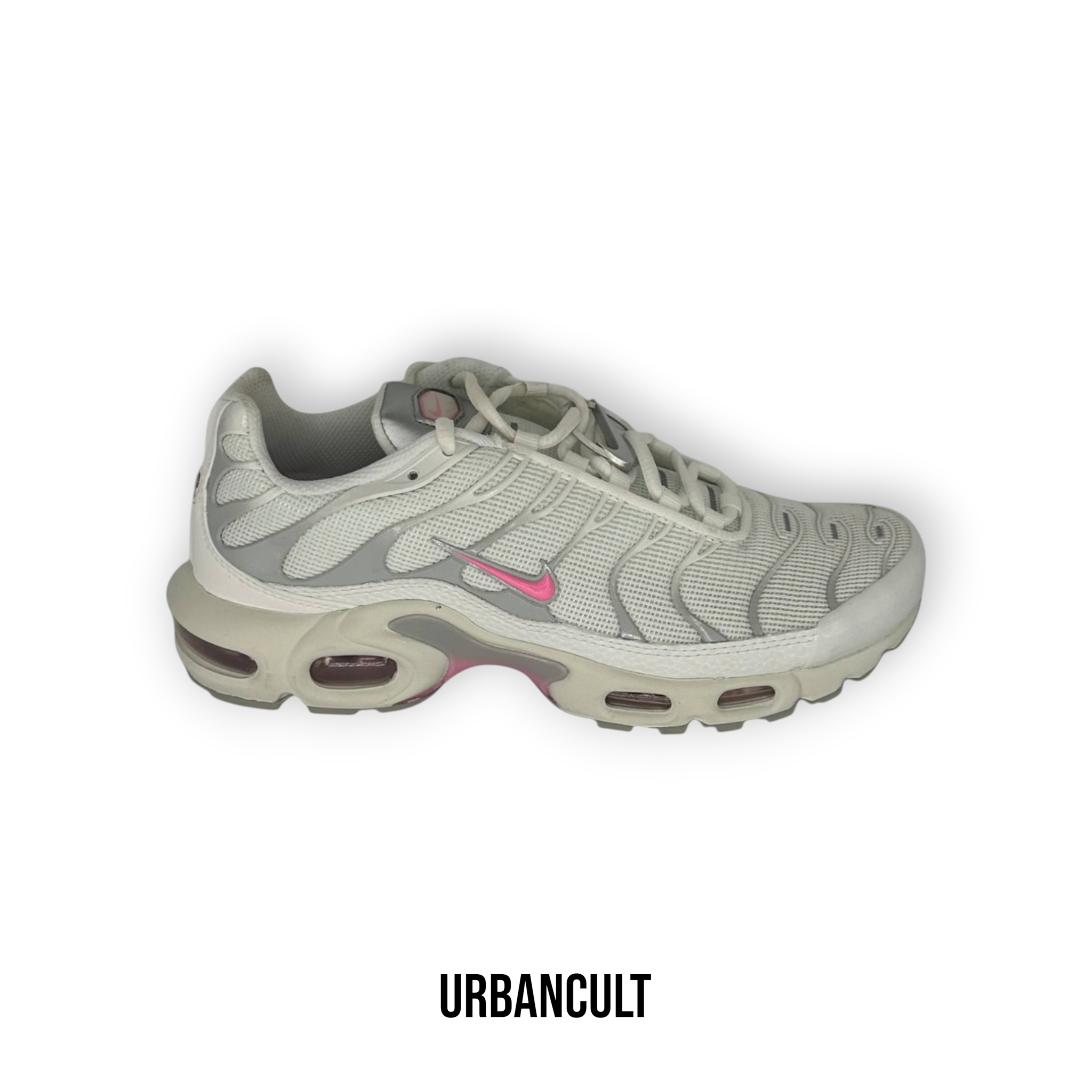 Nike TN Air Max Plus Bianche e Rosa Summit White Pink Rise - Urban Cult