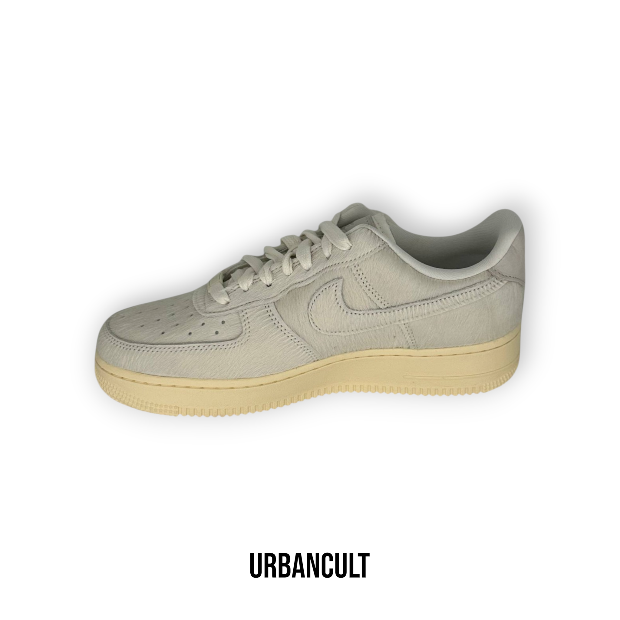 Nike Air Force 1 Low Sail Pony Hair Panna e Marroni - Urban Cult