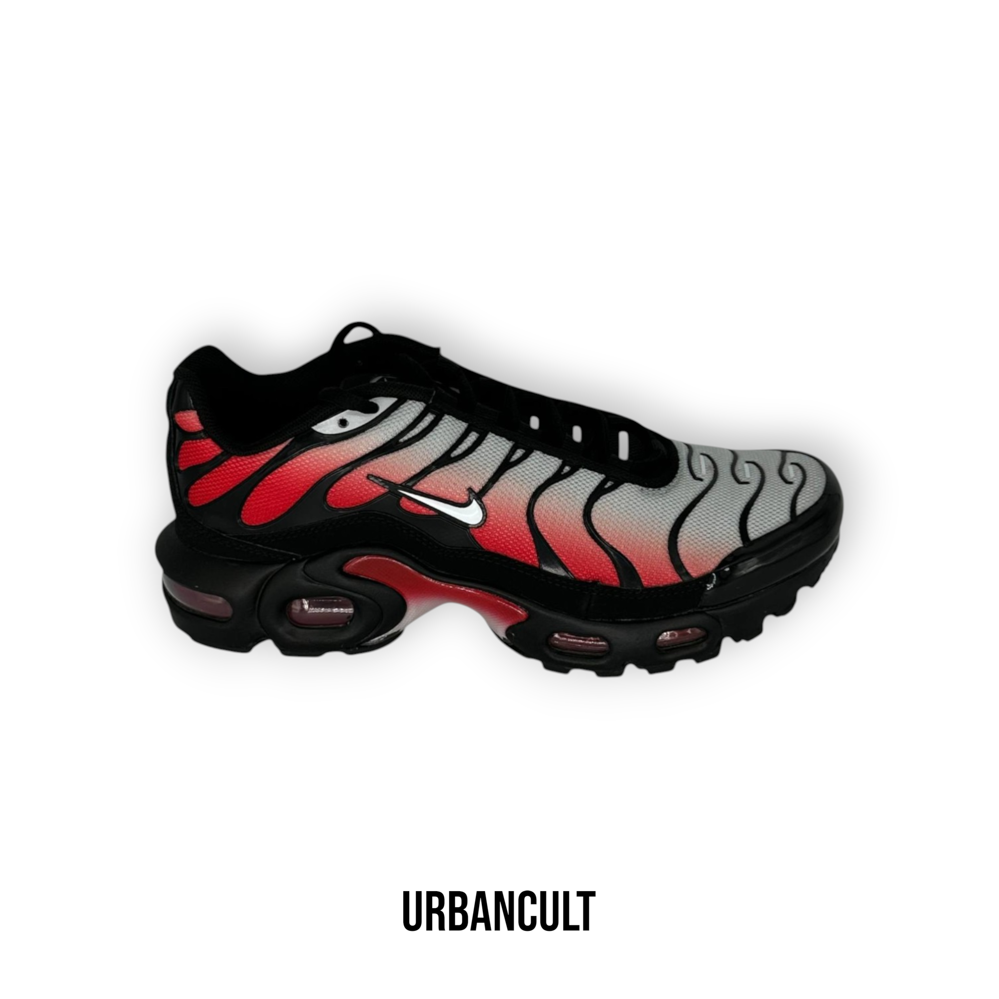 Nike Tn Air Max Plus Red Grigie e Rosse Pure Platinum University - Urban Cult