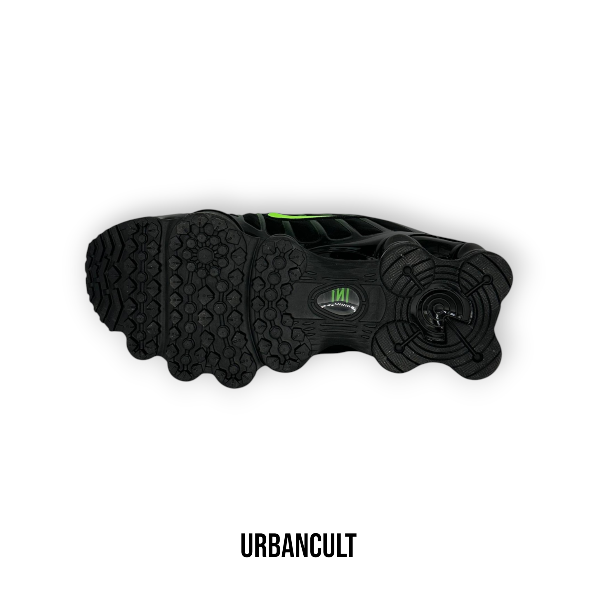 Nike Shox TL  Nere e Verdi Black Green Strike Neon - Urban Cult