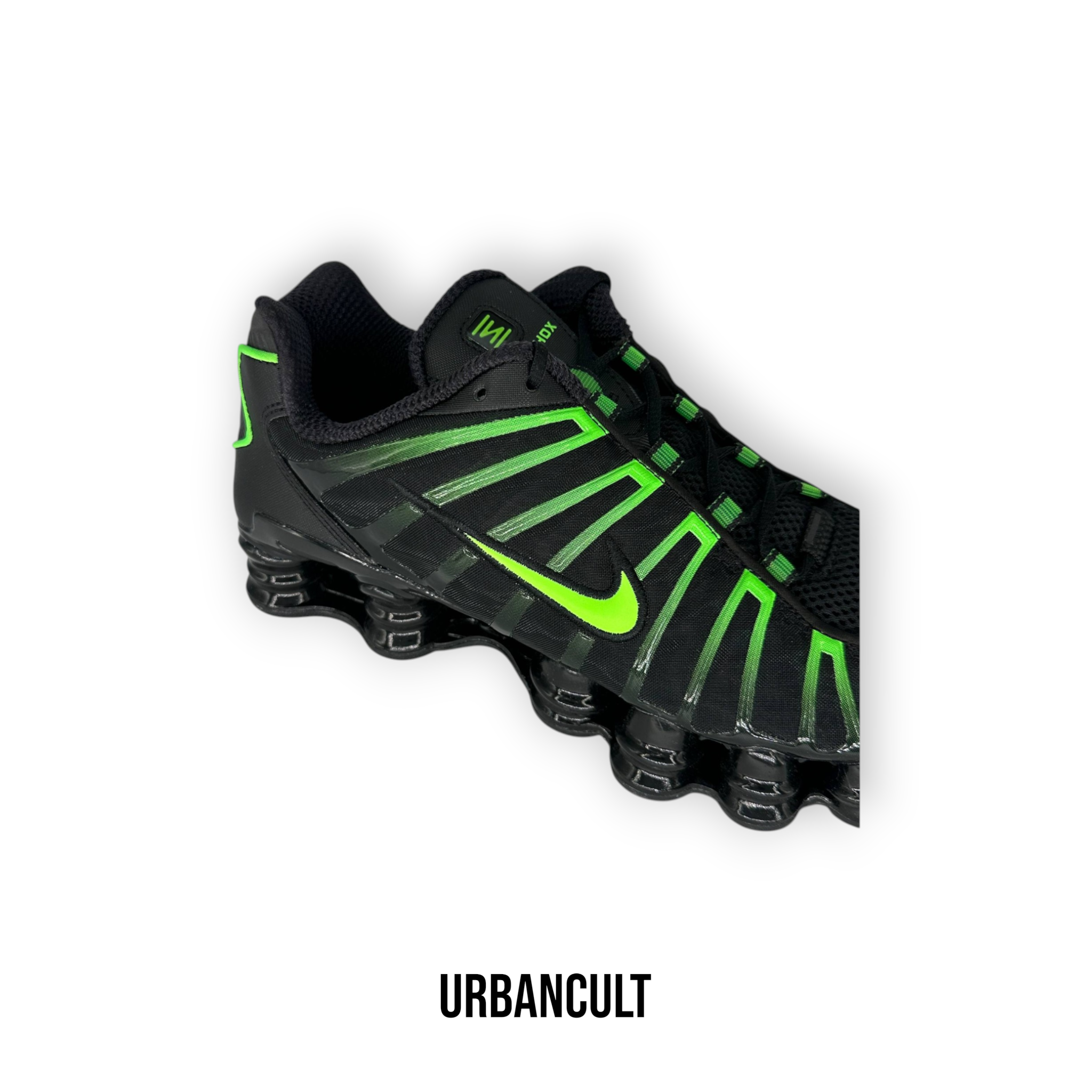 Nike Shox TL  Nere e Verdi Black Green Strike Neon - Urban Cult
