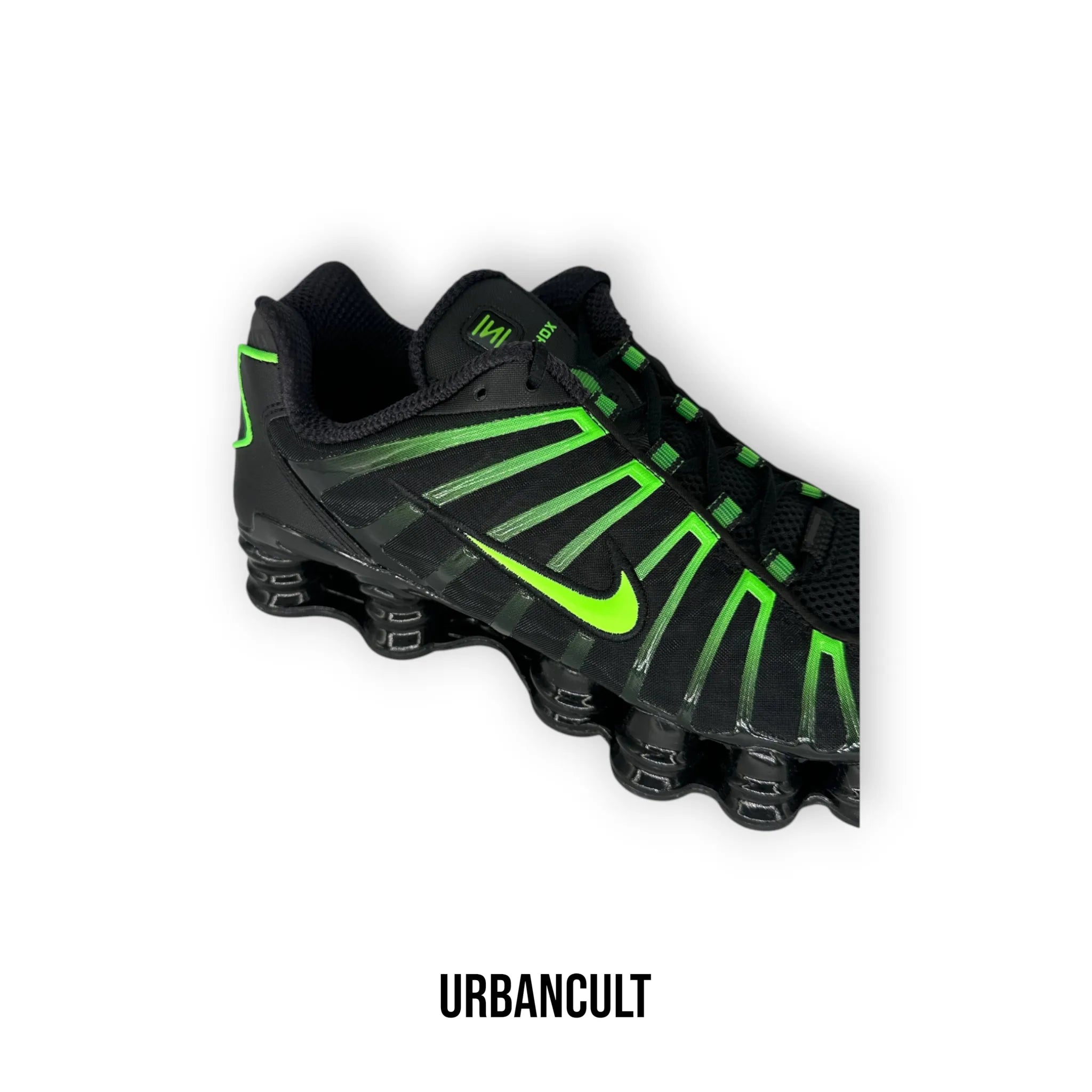Nike Shox TL  Nere e Verdi Black Green Strike Neon - Urban Cult