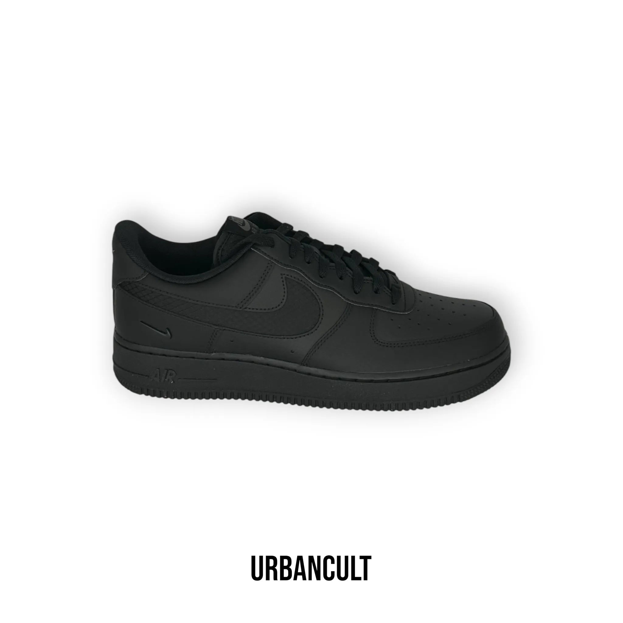 Nike Air Force 1 Nere Low Triple Black Ripstop