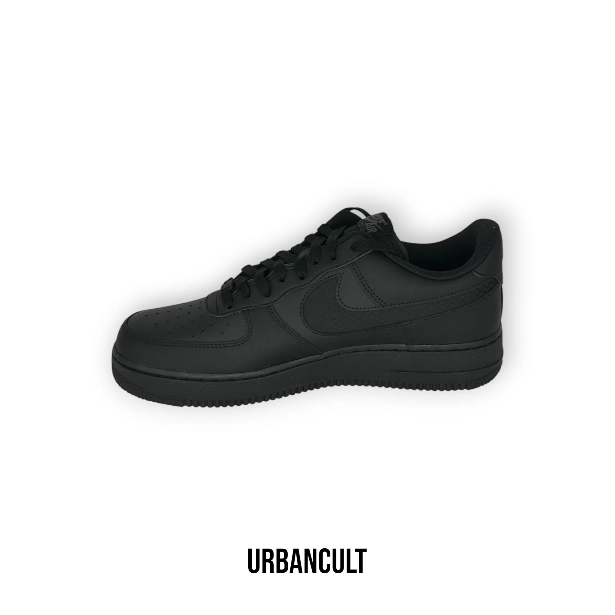 Nike Air Force 1 Nere Low Triple Black Ripstop
