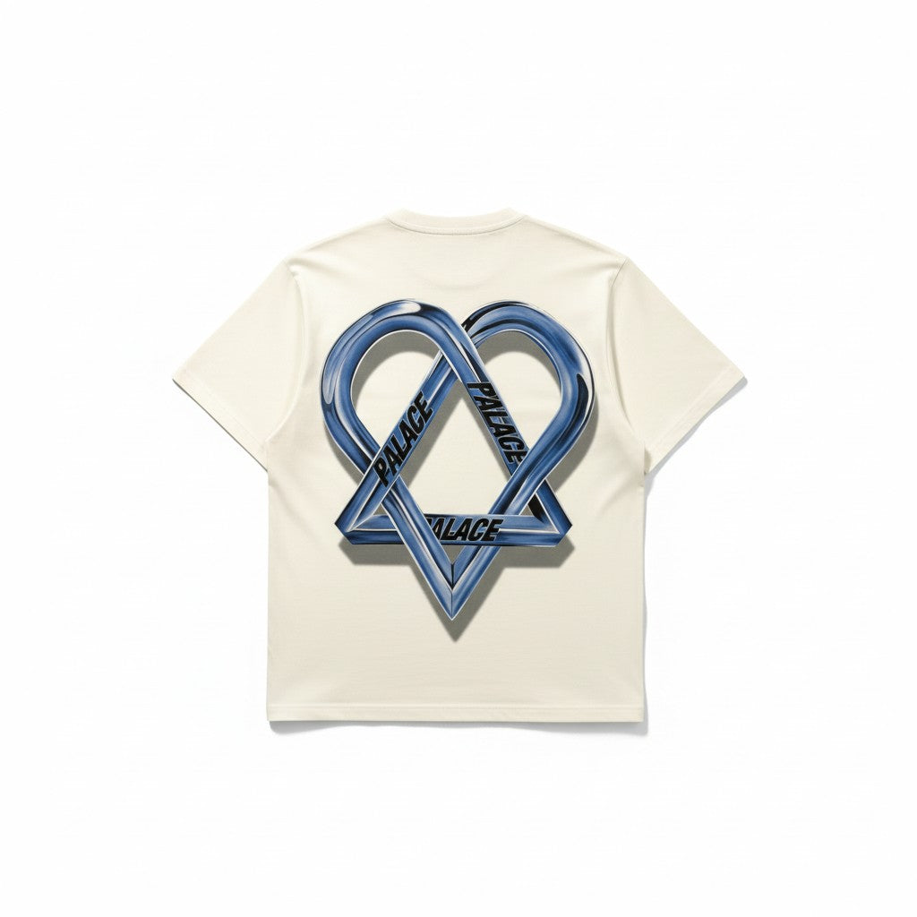 T-shirt Palace x HIM 'Tri-Gram' - Bianca