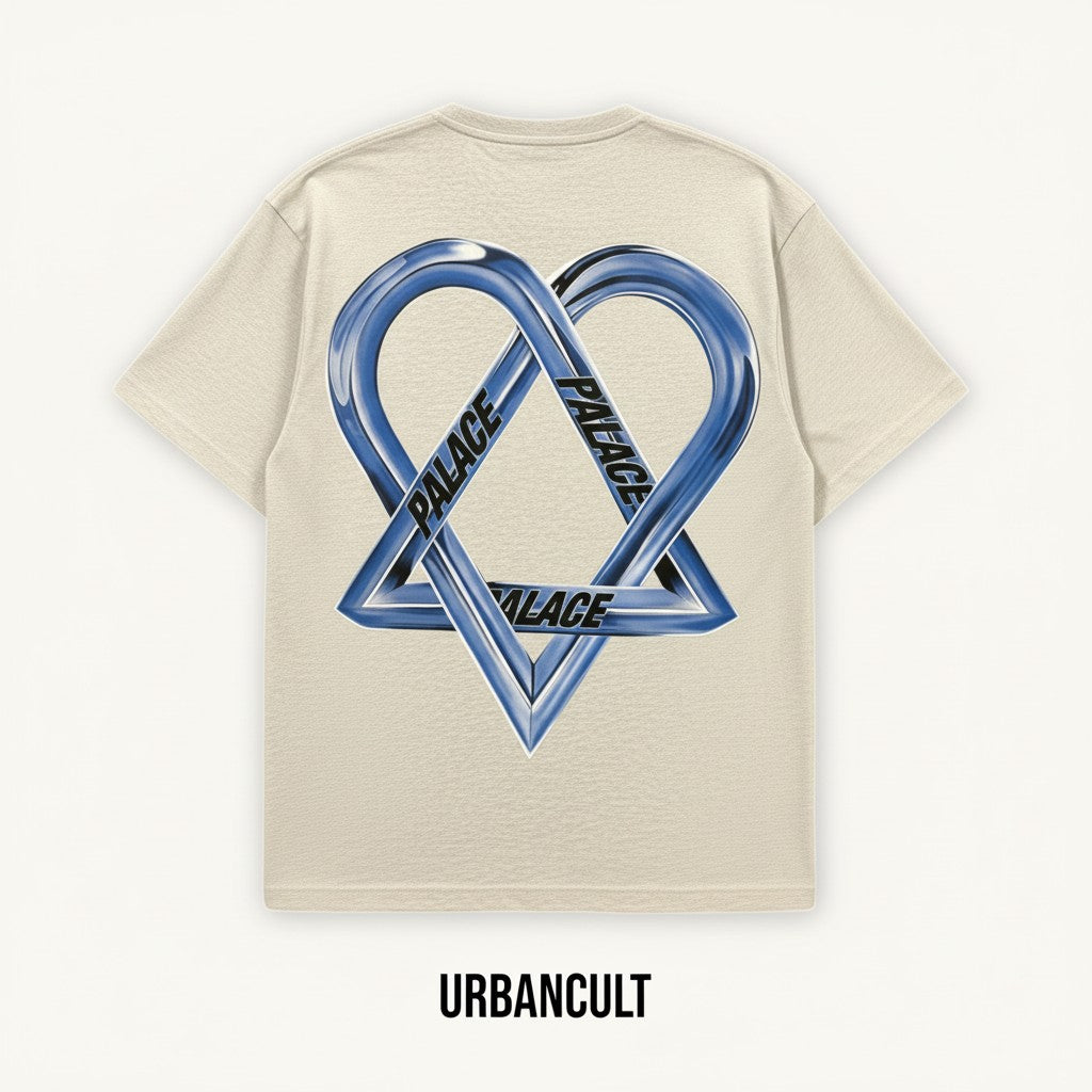 T-shirt Palace x HIM 'Tri-Gram' - Grey Heather