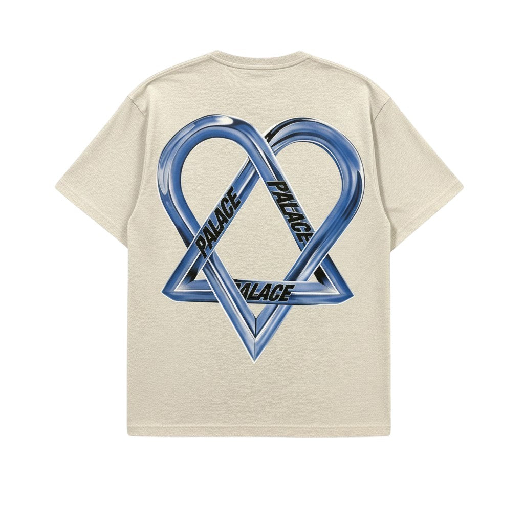 T-shirt Palace x HIM 'Tri-Gram' - Grey Heather