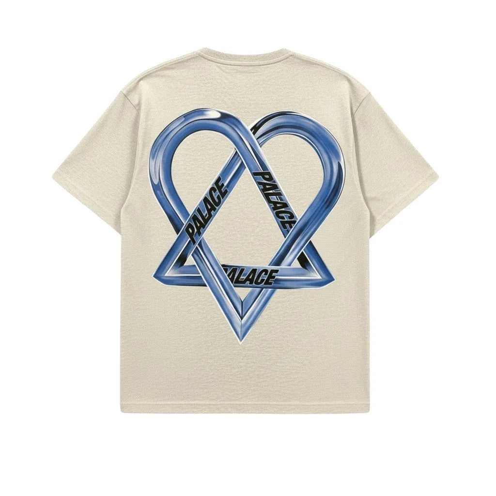 T-shirt Palace x HIM 'Tri-Gram' - Grey Heather
