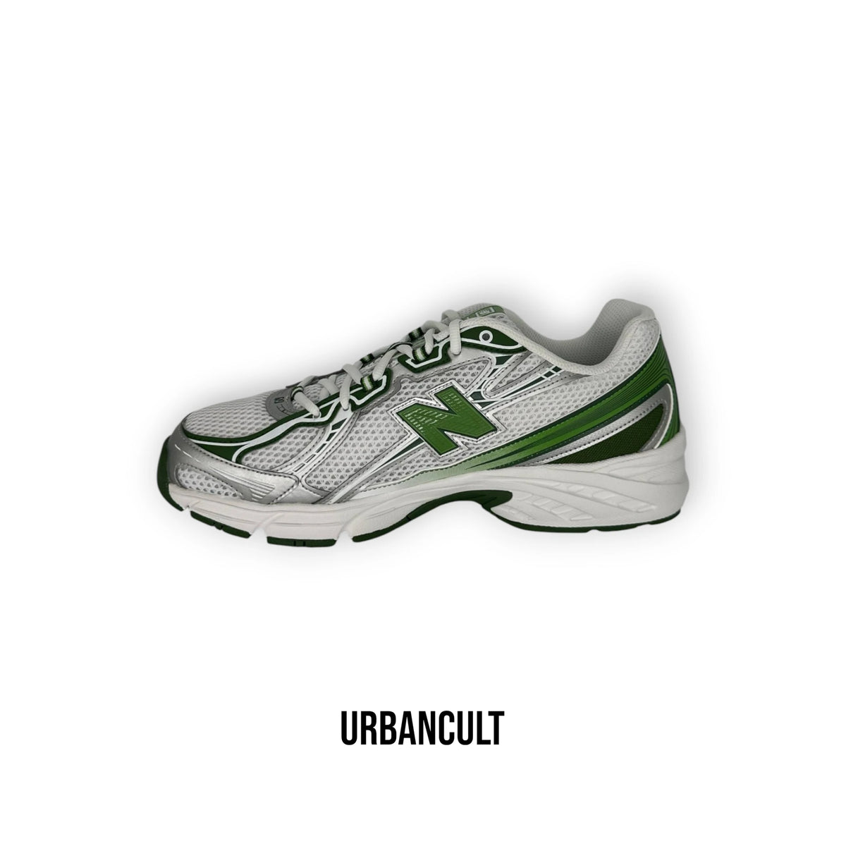 New Balance 740 White Alpine Green