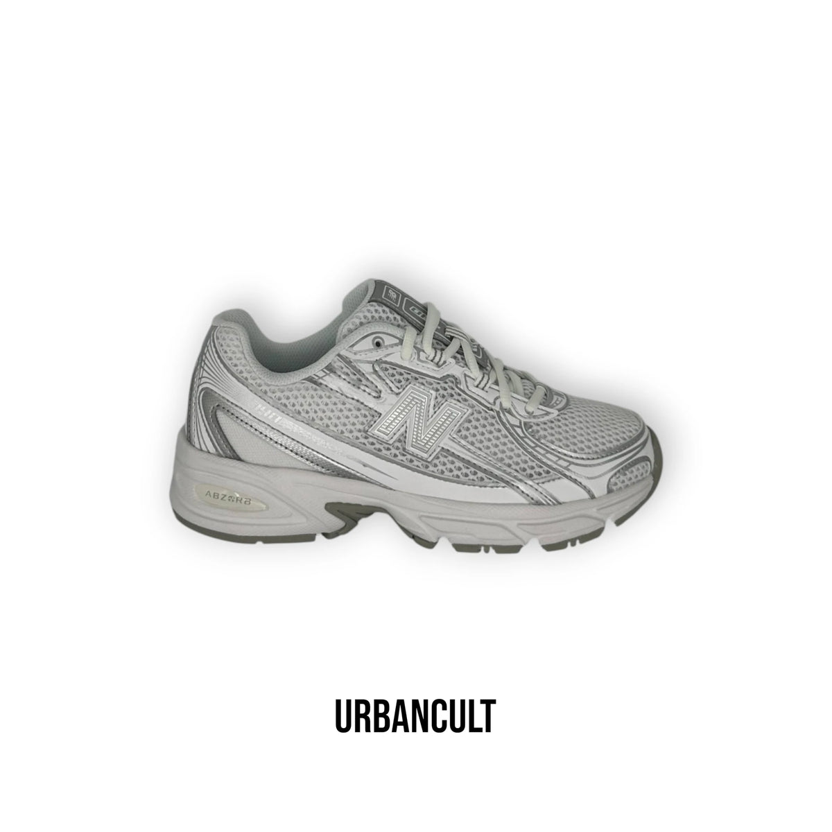 New Balance 740 White Metallic Silver