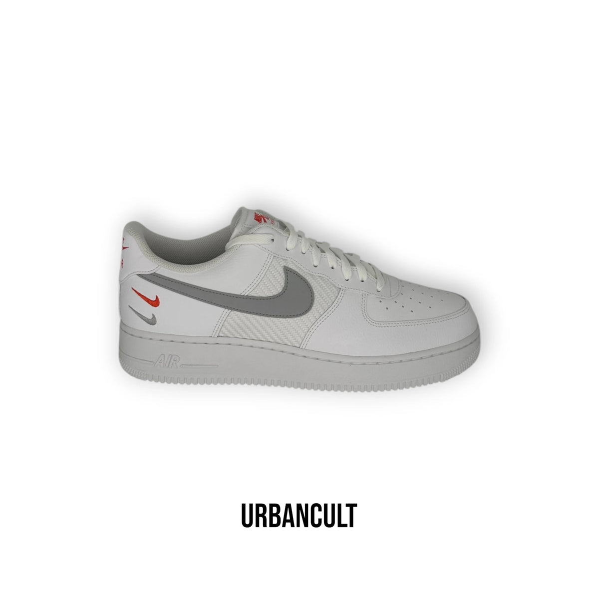 Nike Air Force 1 '07 Double Swoosh Wolf Grey