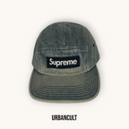 Supreme 5 Panels Denim Cap - Washed Denim