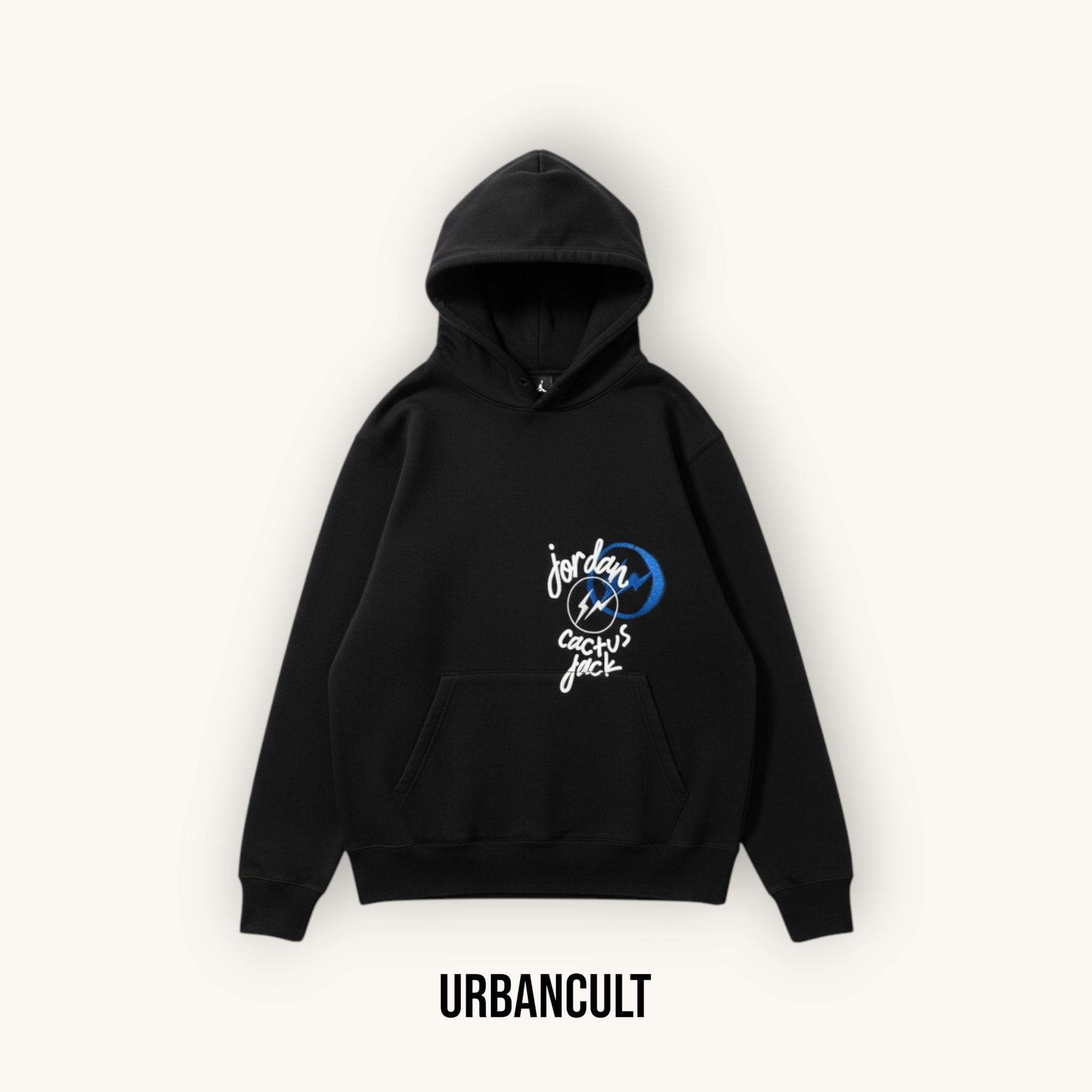 Felpa Travis Scott x Fragment Nera