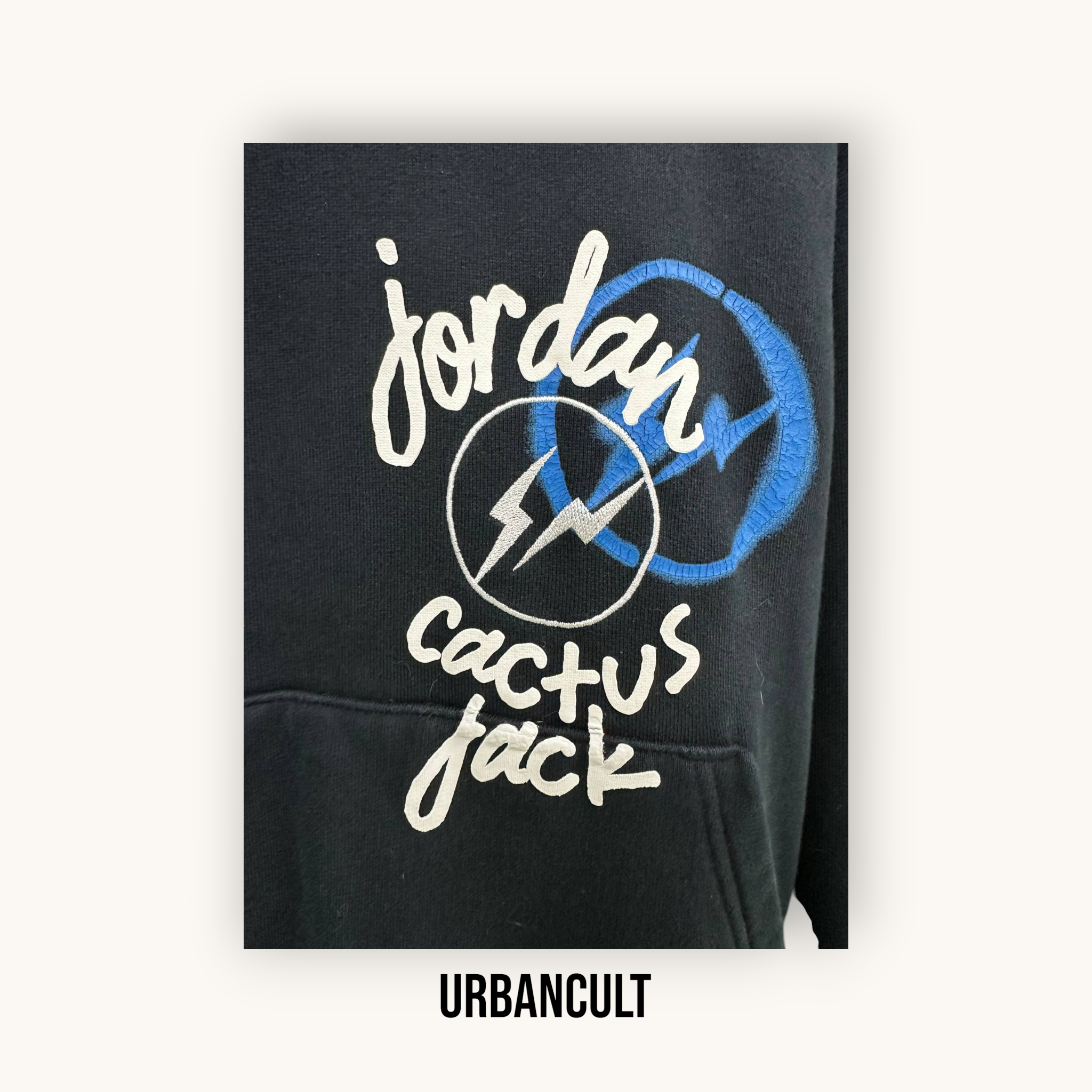 Felpa Travis Scott x Fragment Nera