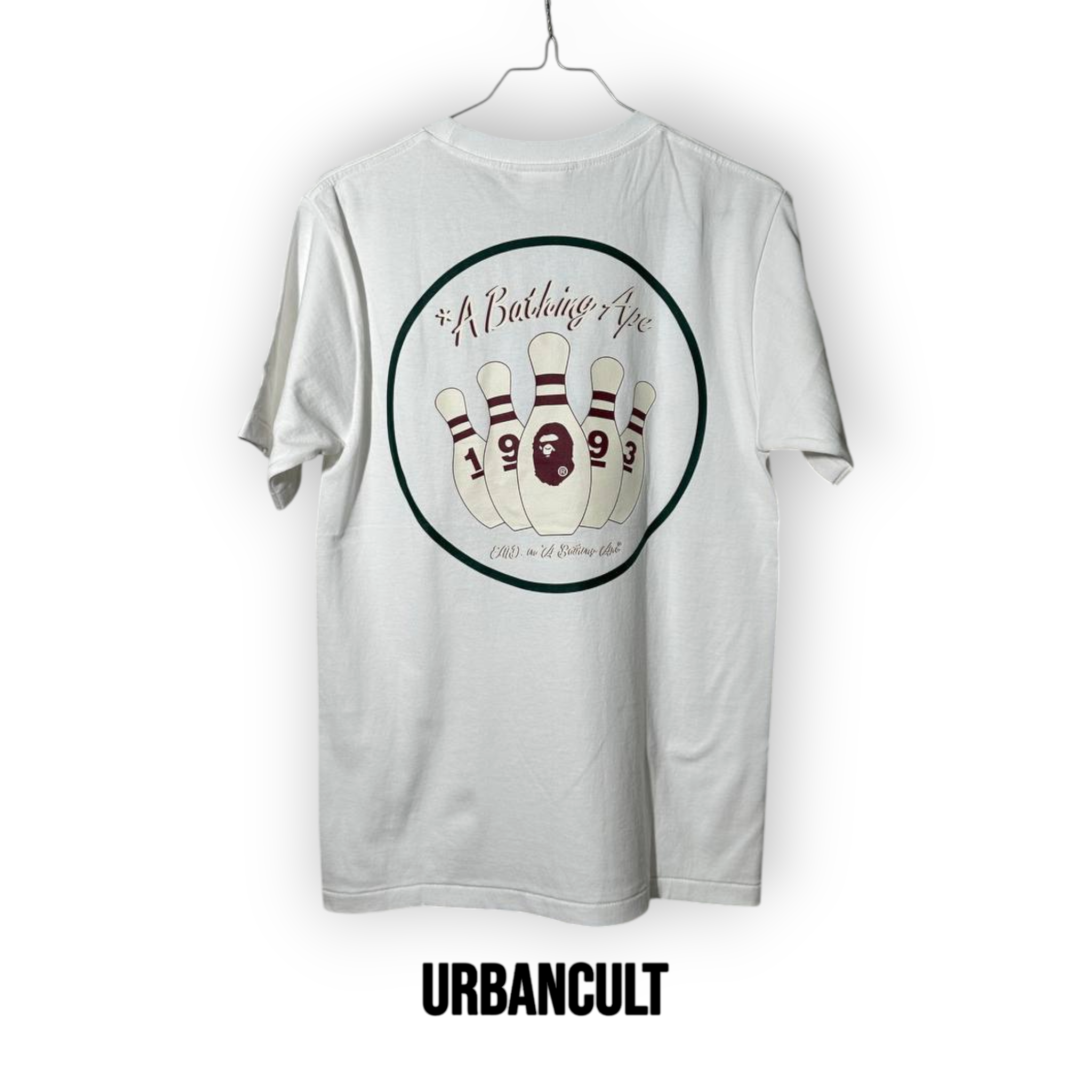 T-Shirt BAPE x End Bowling Tee - Bianca - Urban Cult
