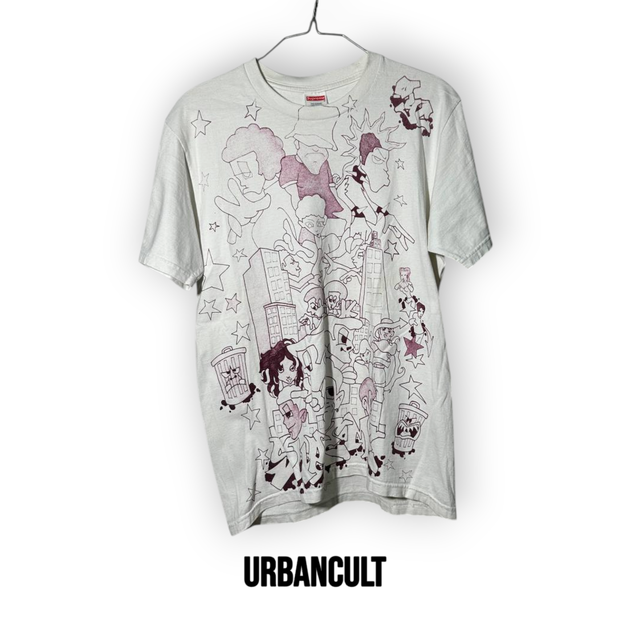 Supreme Downtown T-shirt - Bianco - Urban Cult
