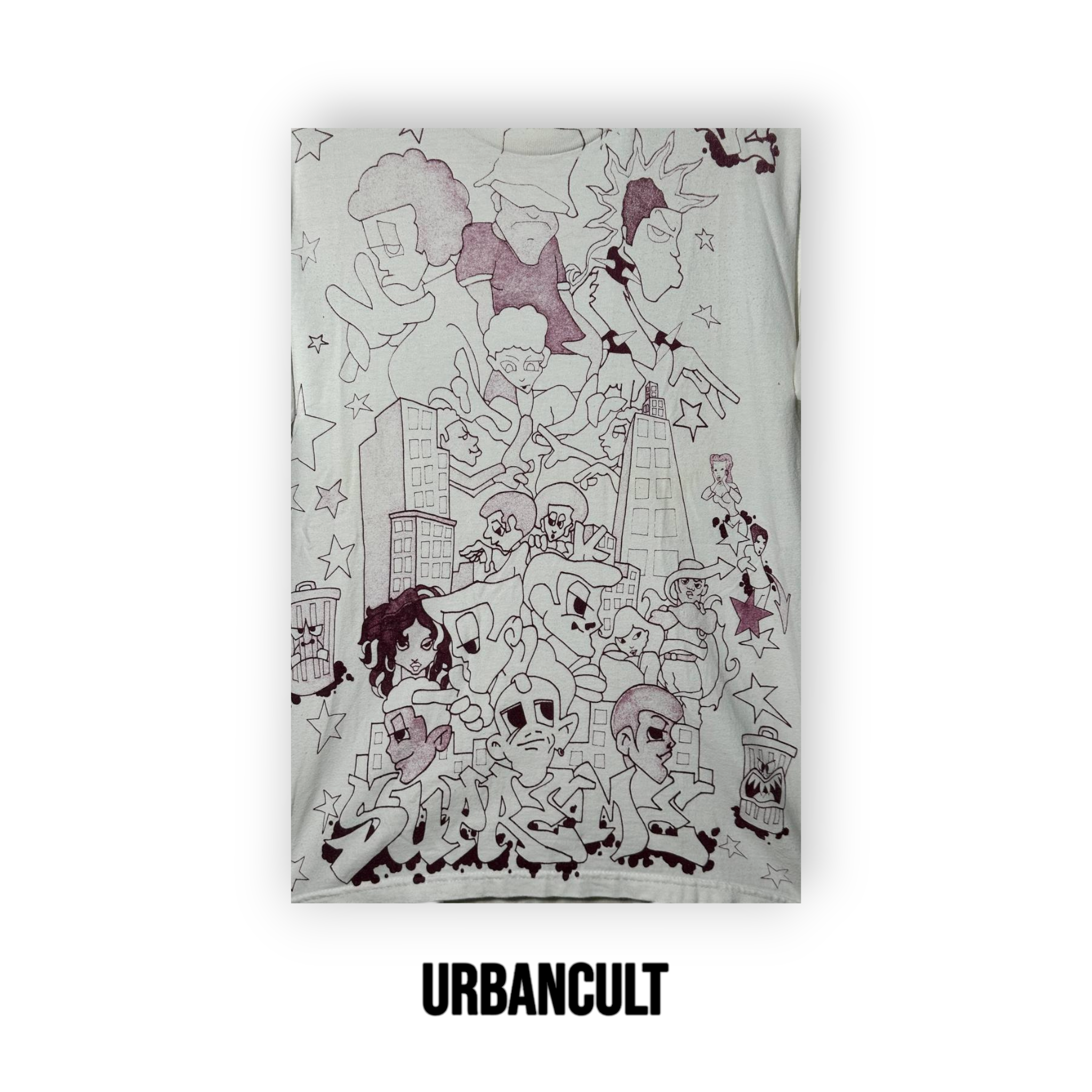 Supreme Downtown T-shirt - Bianco - Urban Cult