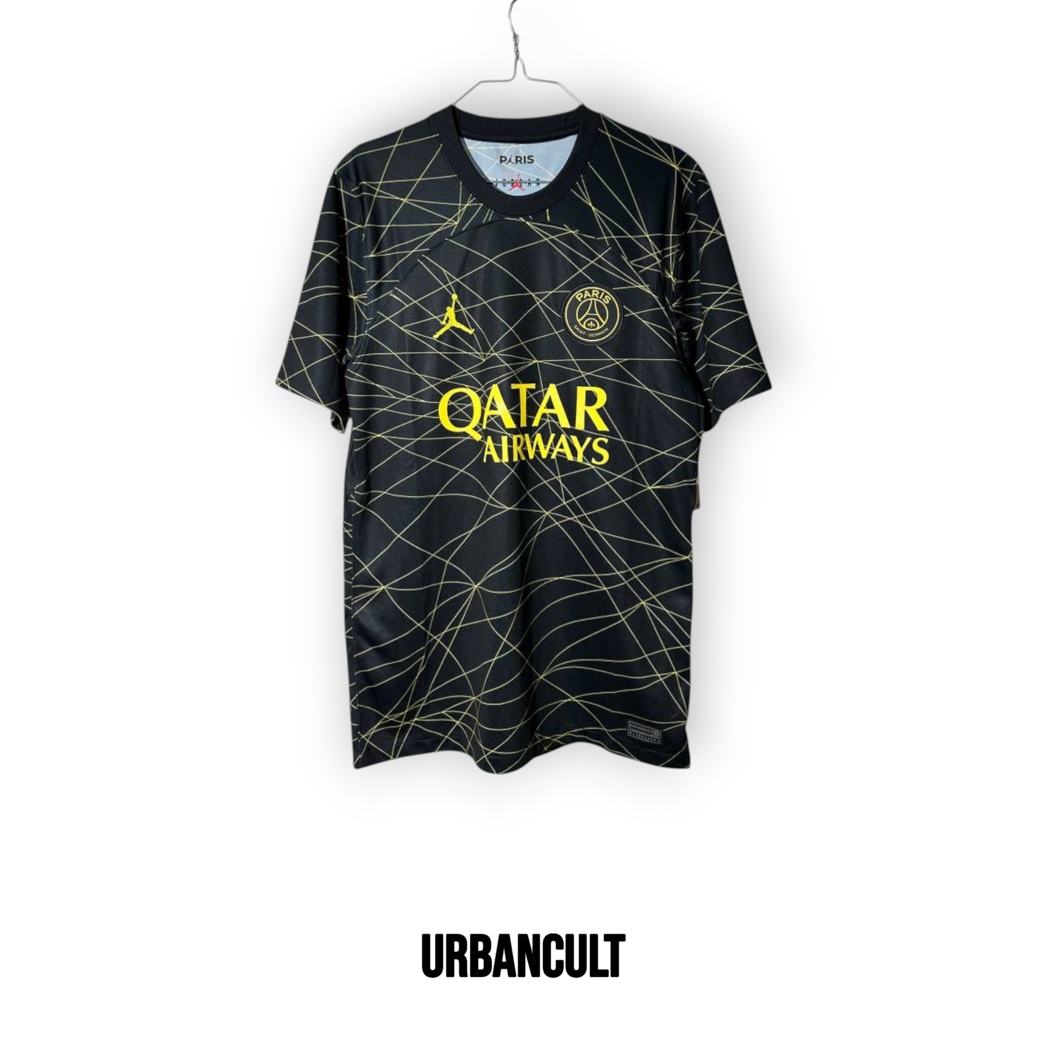 Maglia Ufficiale Jordan PSG (Paris Saint-Germain) 2022/2023 - Nero/Oro - Urban Cult