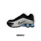 Nike Shox R4 Metallic Silver Psychic Blue