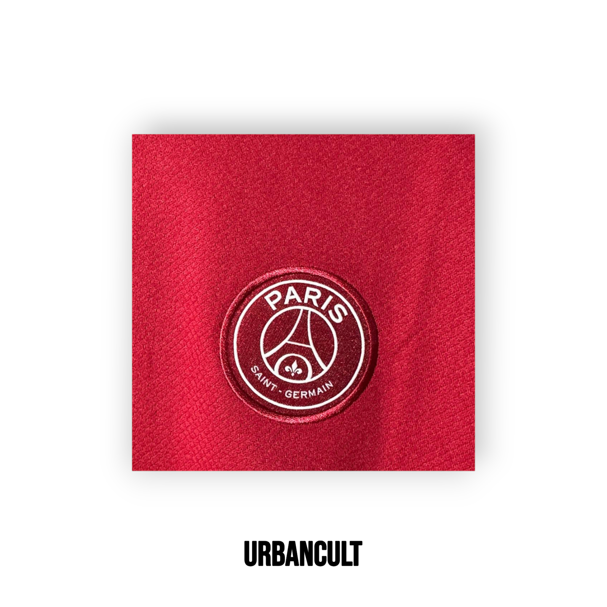 Maglia da Calcio PSG Strike (Training) - Rossa/Bianca - Urban Cult