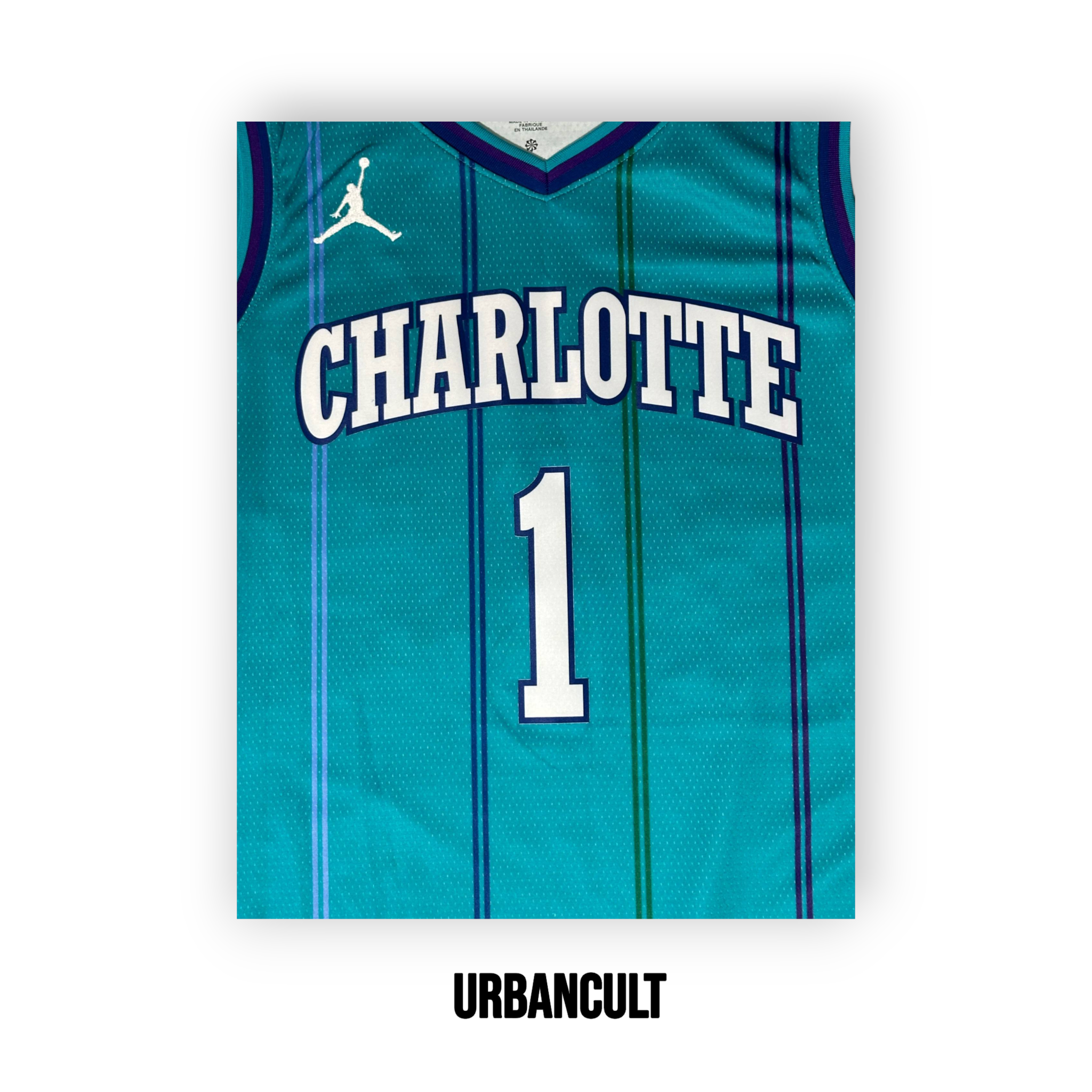Jersey Ufficiale NBA Charlotte Hornets 2022/2023 LaMelo Ball 1 - Blu/verde - Urban Cult
