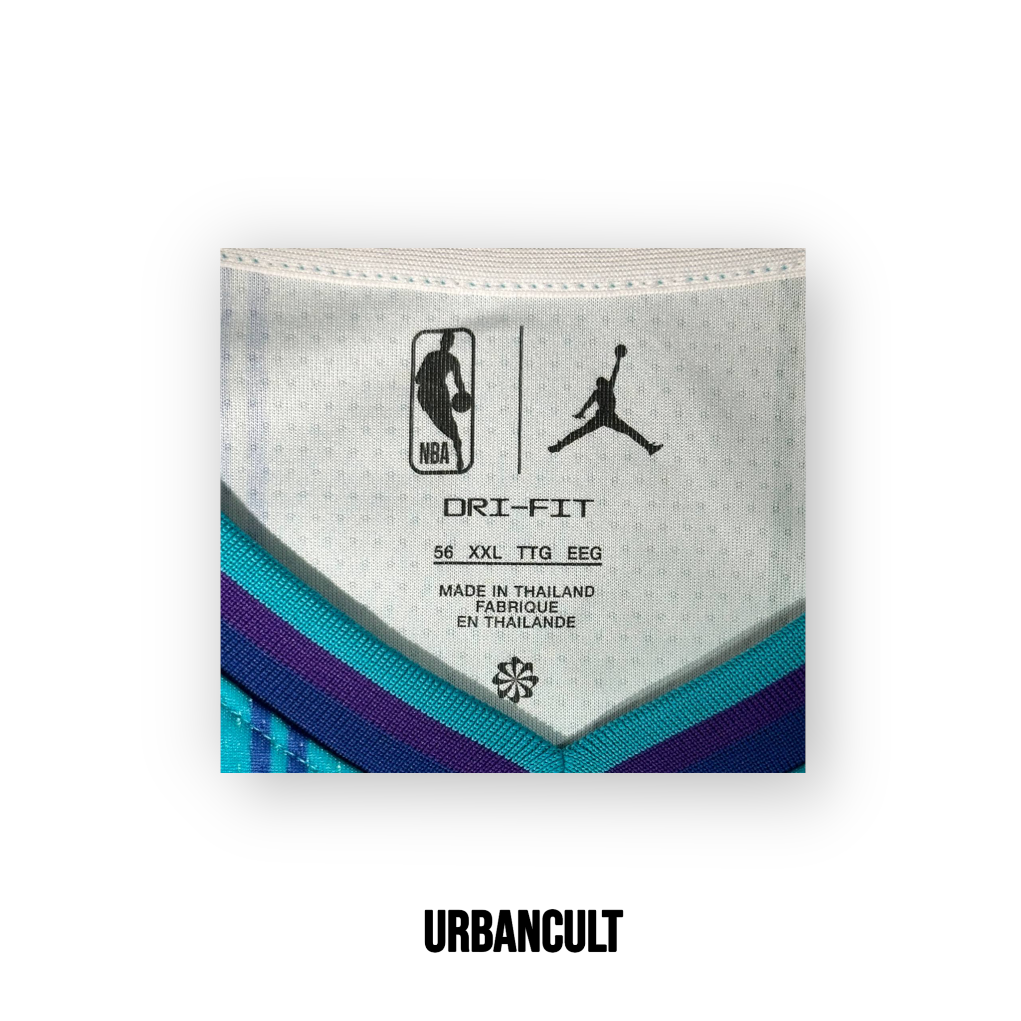 Jersey Ufficiale NBA Charlotte Hornets 2022/2023 LaMelo Ball 1 - Blu/verde - Urban Cult