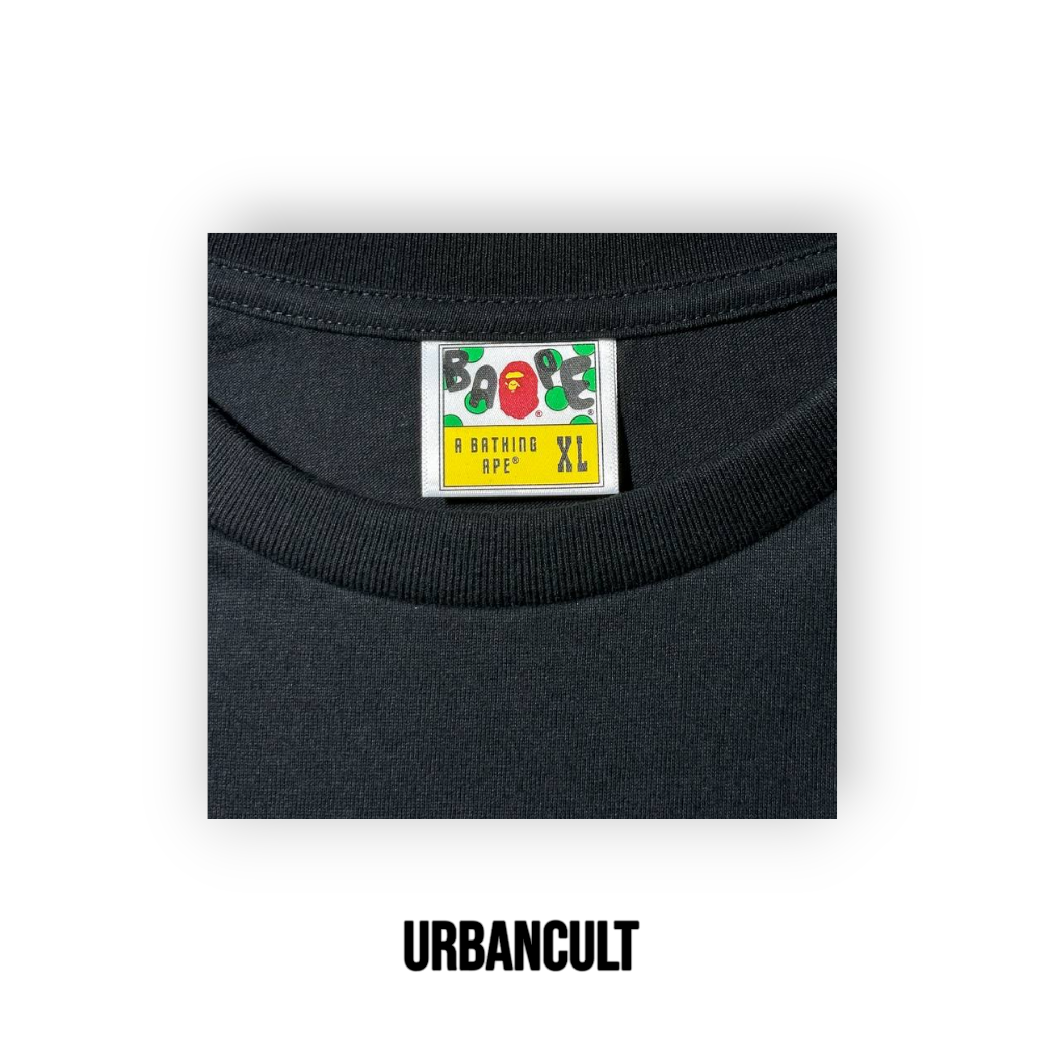 T-Shirt BAPE A Bathing Ape - Nera - Urban Cult