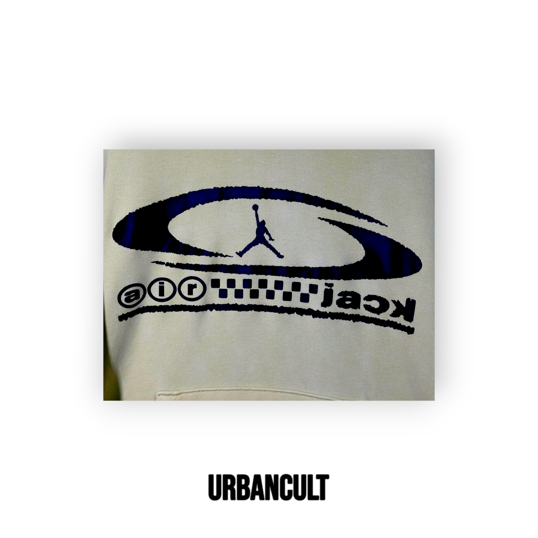 Felpa con Cappuccio Jordan x Travis Scott Pullover - Yellow Senape - Urban Cult