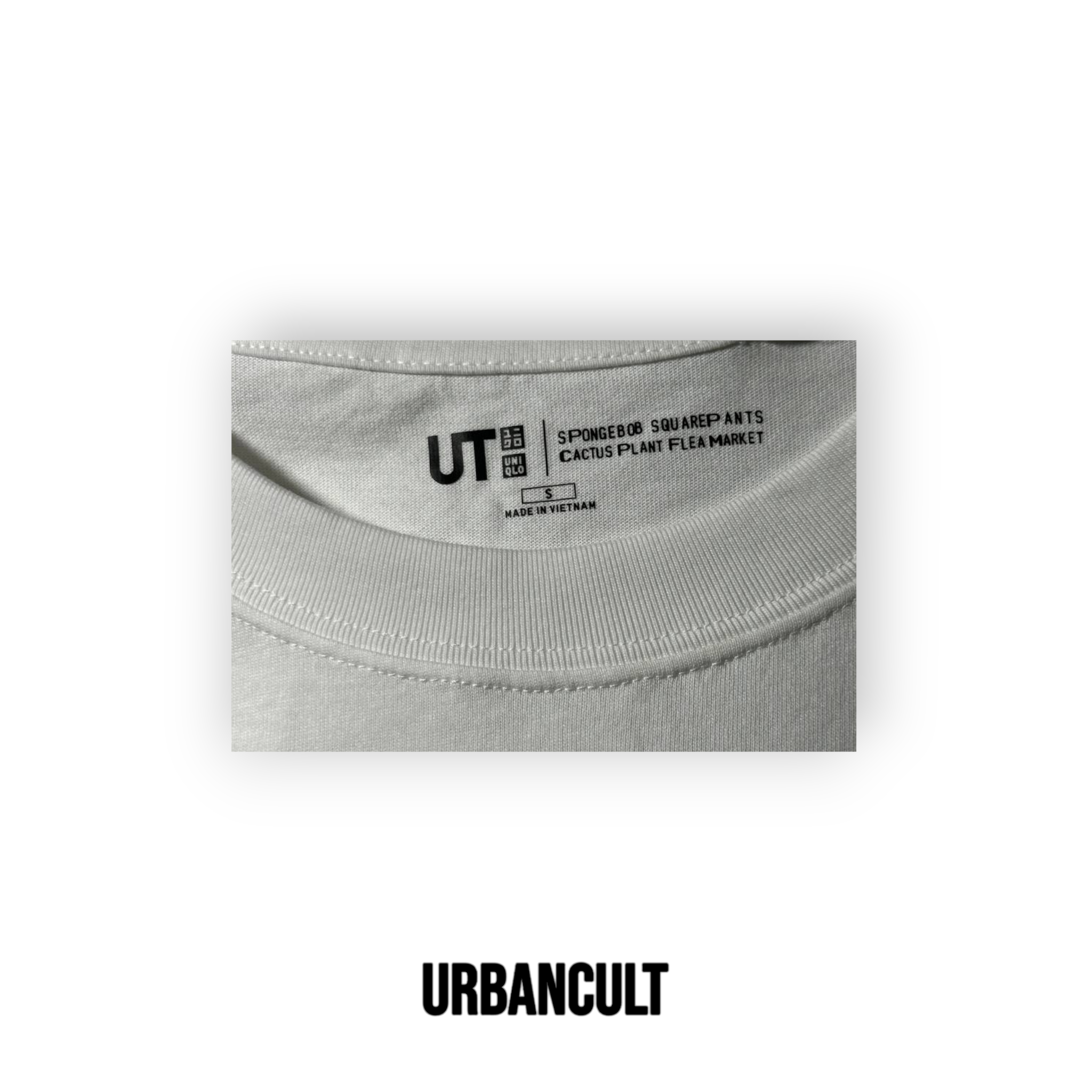 T-Shirt Uniqlo x CPFM SpongeBob SquarePants UT - Bianca - Urban Cult