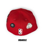 New Era Chicago Bulls Champion Series Custom - Rosso - Urban Cult
