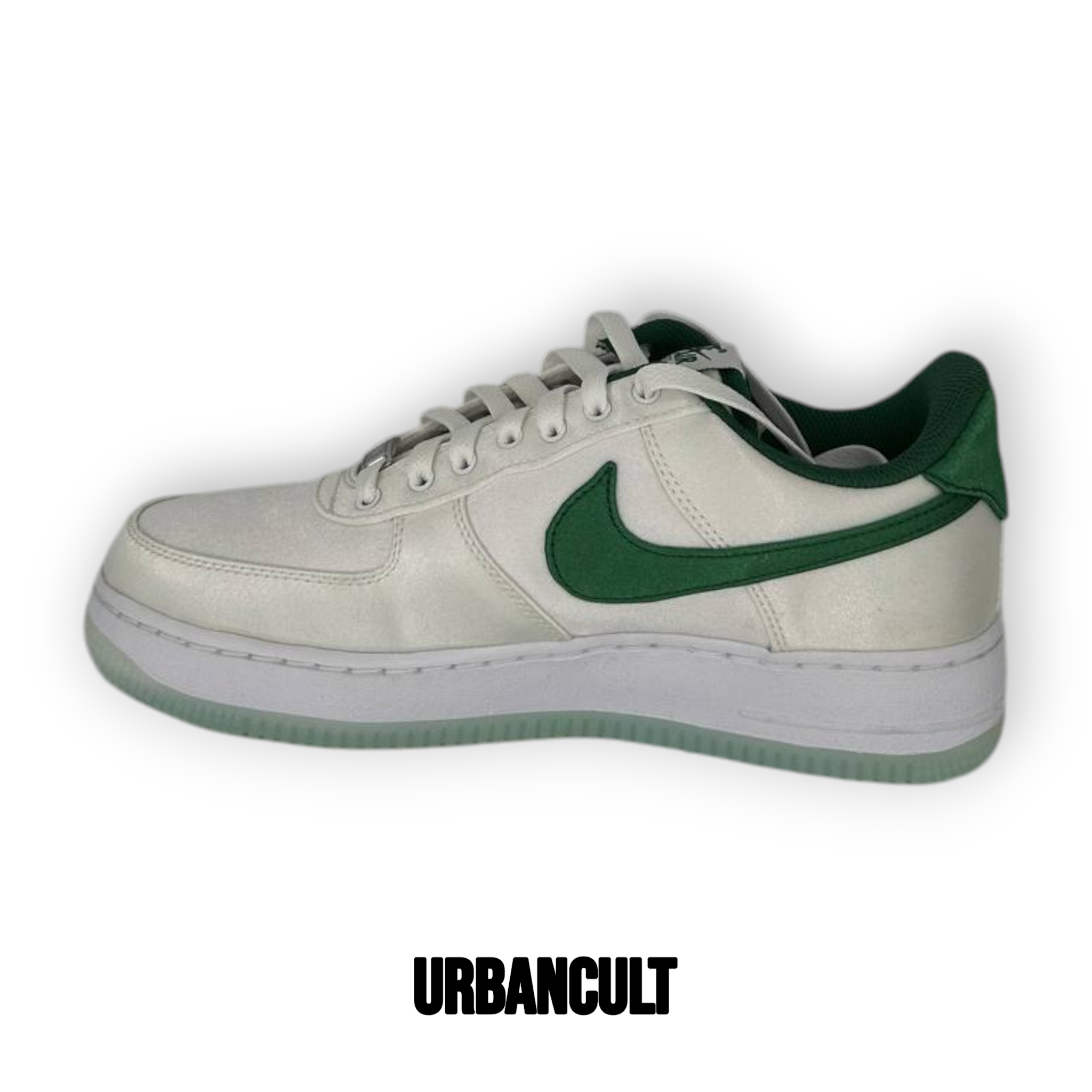 Nike Air Force 1 Low '07 Satin - Bianco/Pine Green - Urban Cult