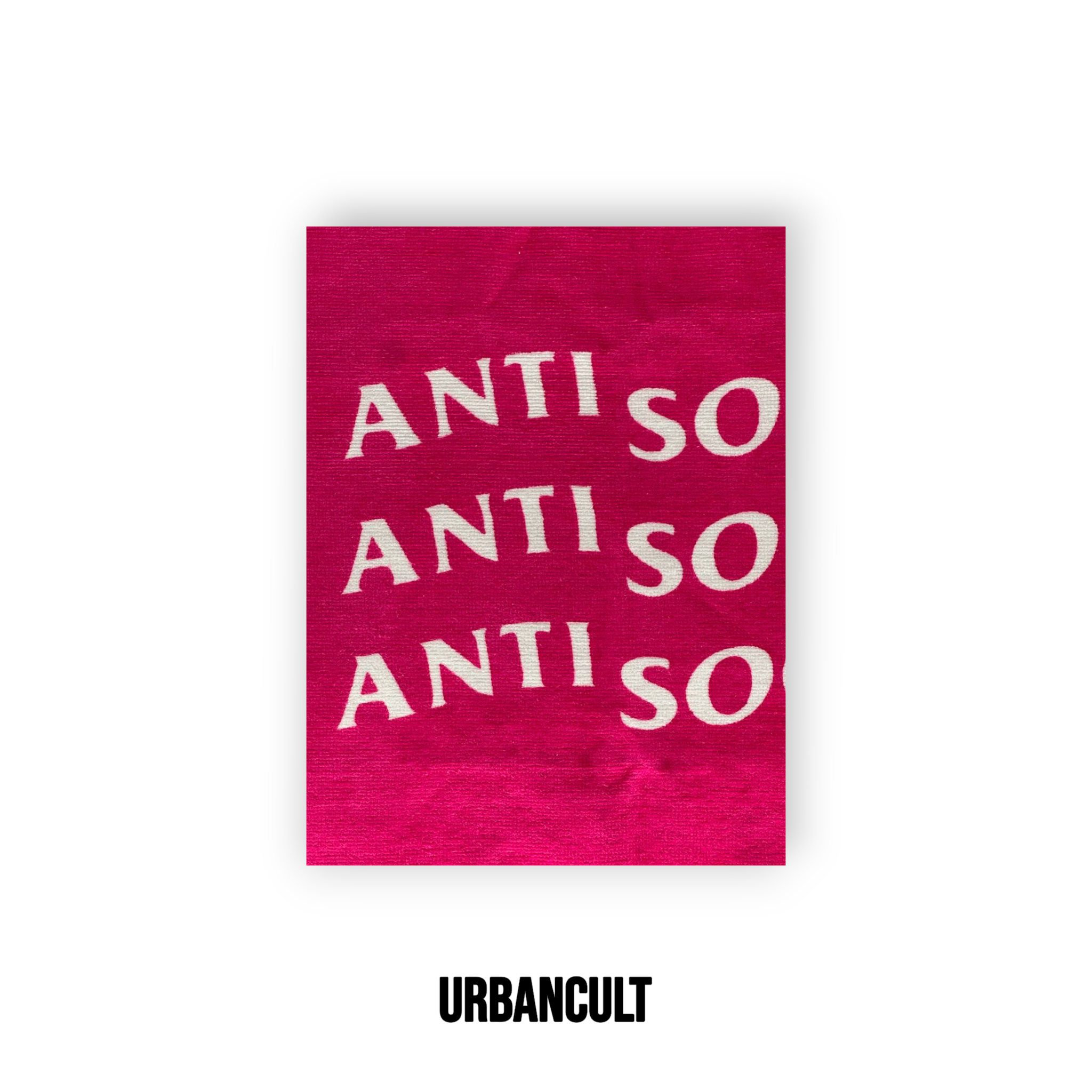 Anti Social Social Club Towel - Pink - Urban Cult