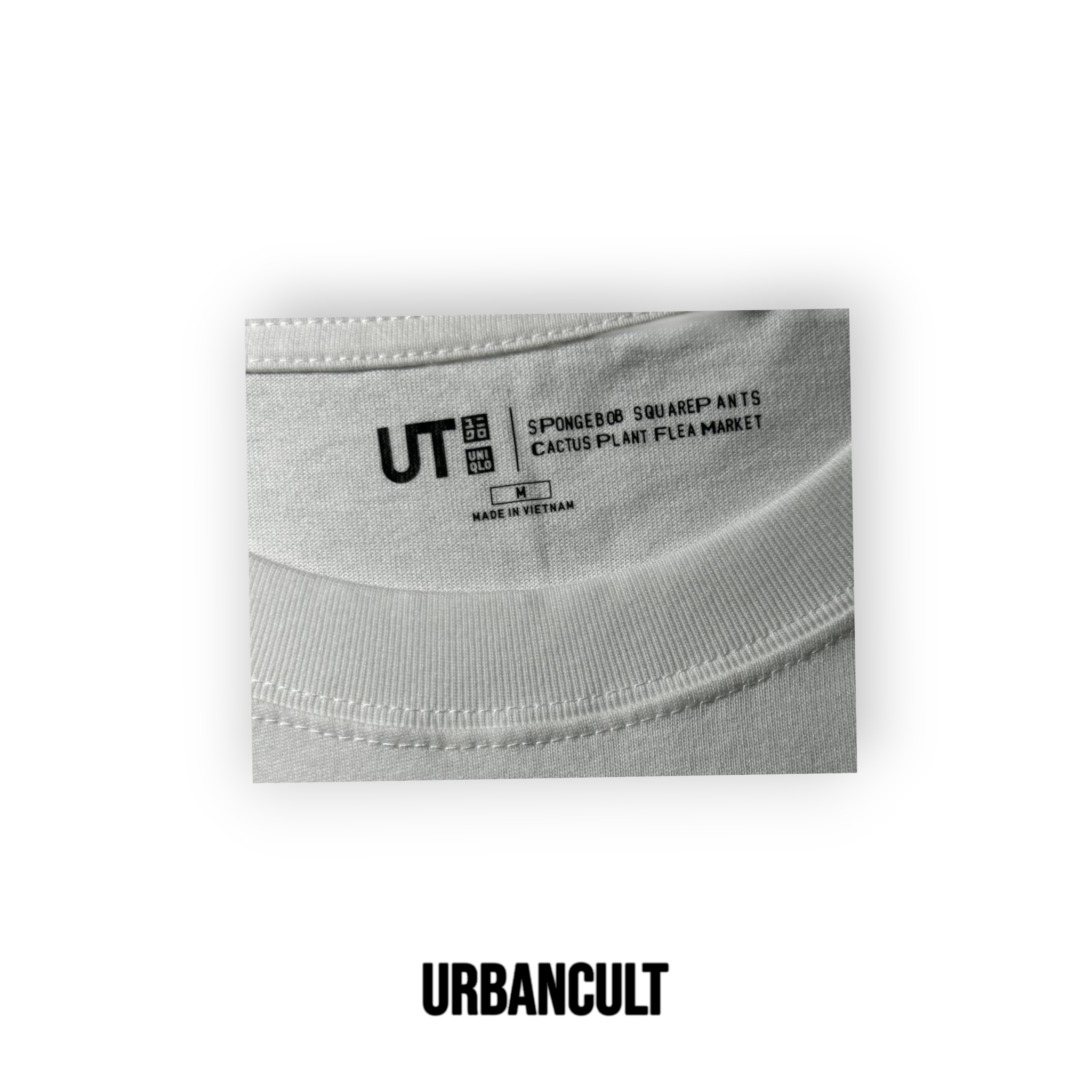 T-Shirt Uniqlo x CPFM SpongeBob & Patrick - Bianca - Urban Cult