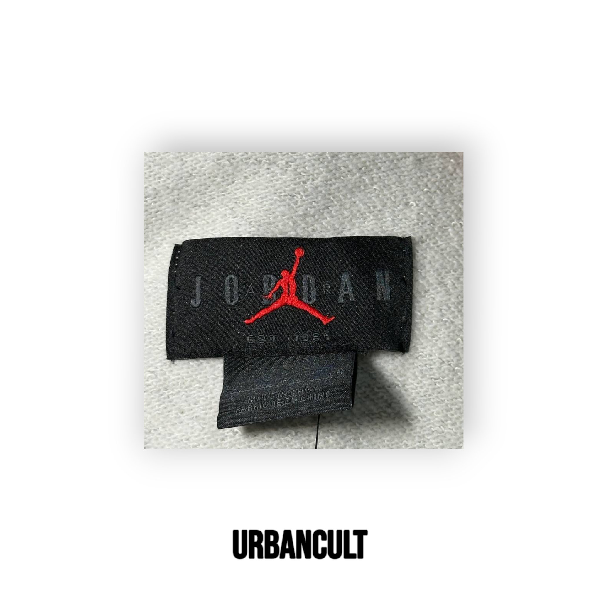 Felpa Jordan x Undefeated con Cappuccio - Grigia - Urban Cult