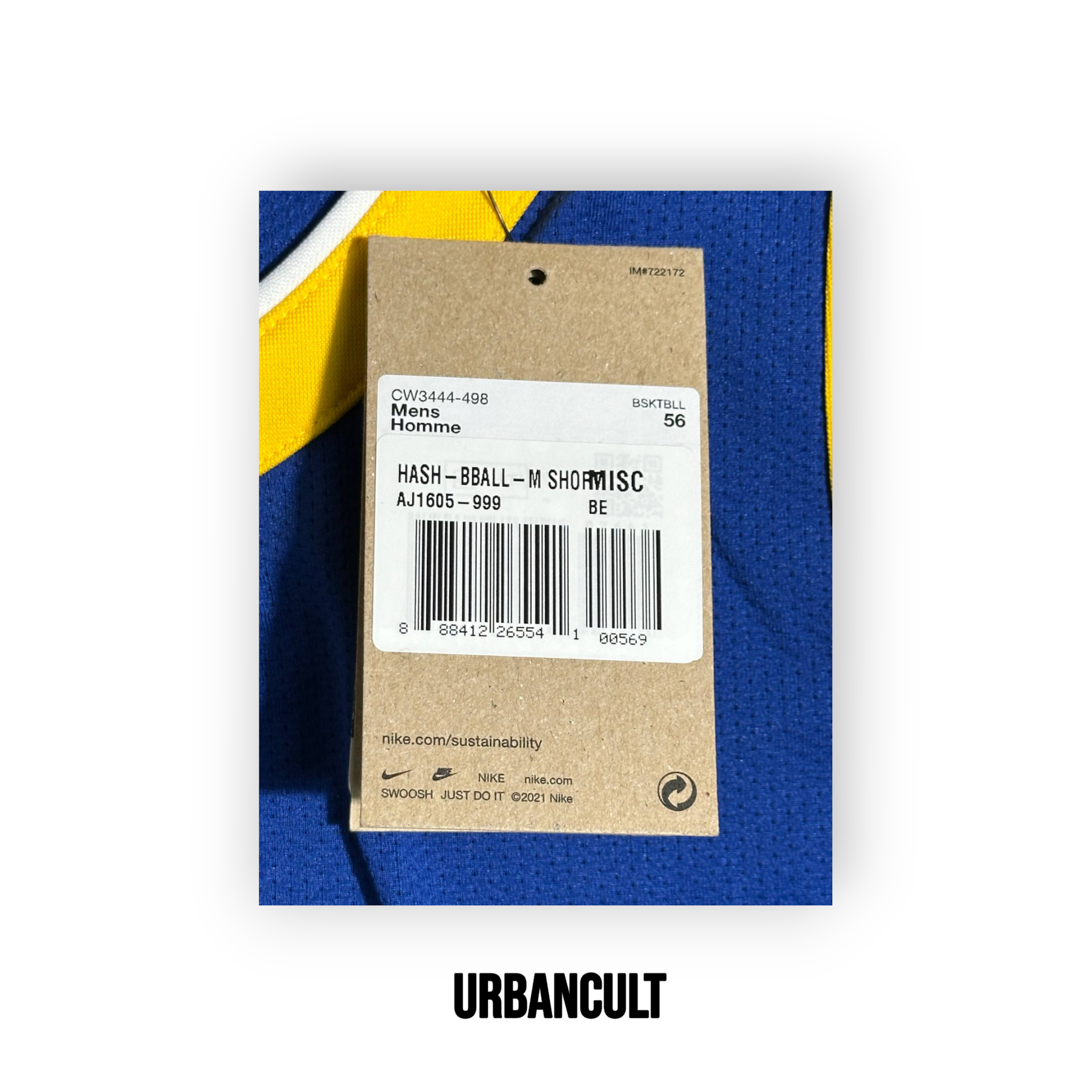 Jersey Basket Ufficiale Golden State Warriors - Stephen Curry #30 - Urban Cult