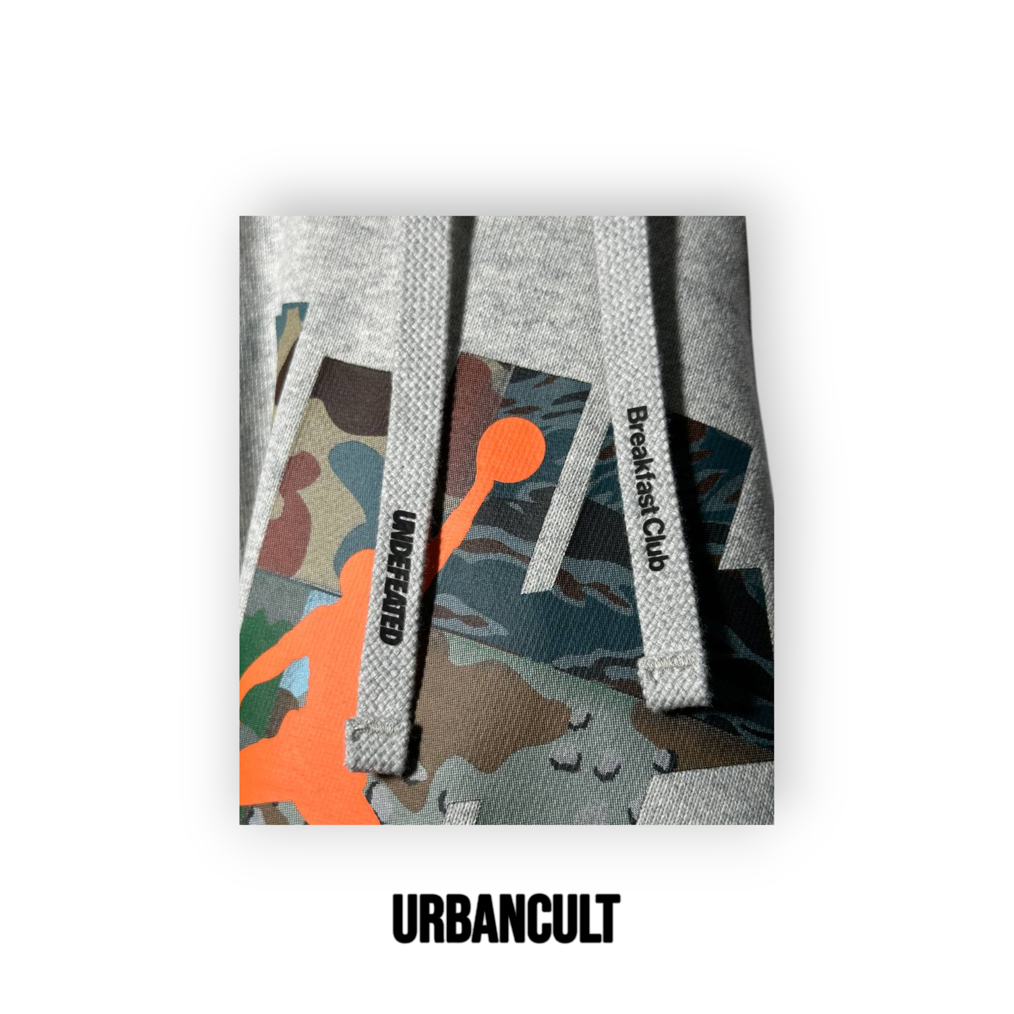 Felpa Jordan x Undefeated con Cappuccio - Grigia - Urban Cult