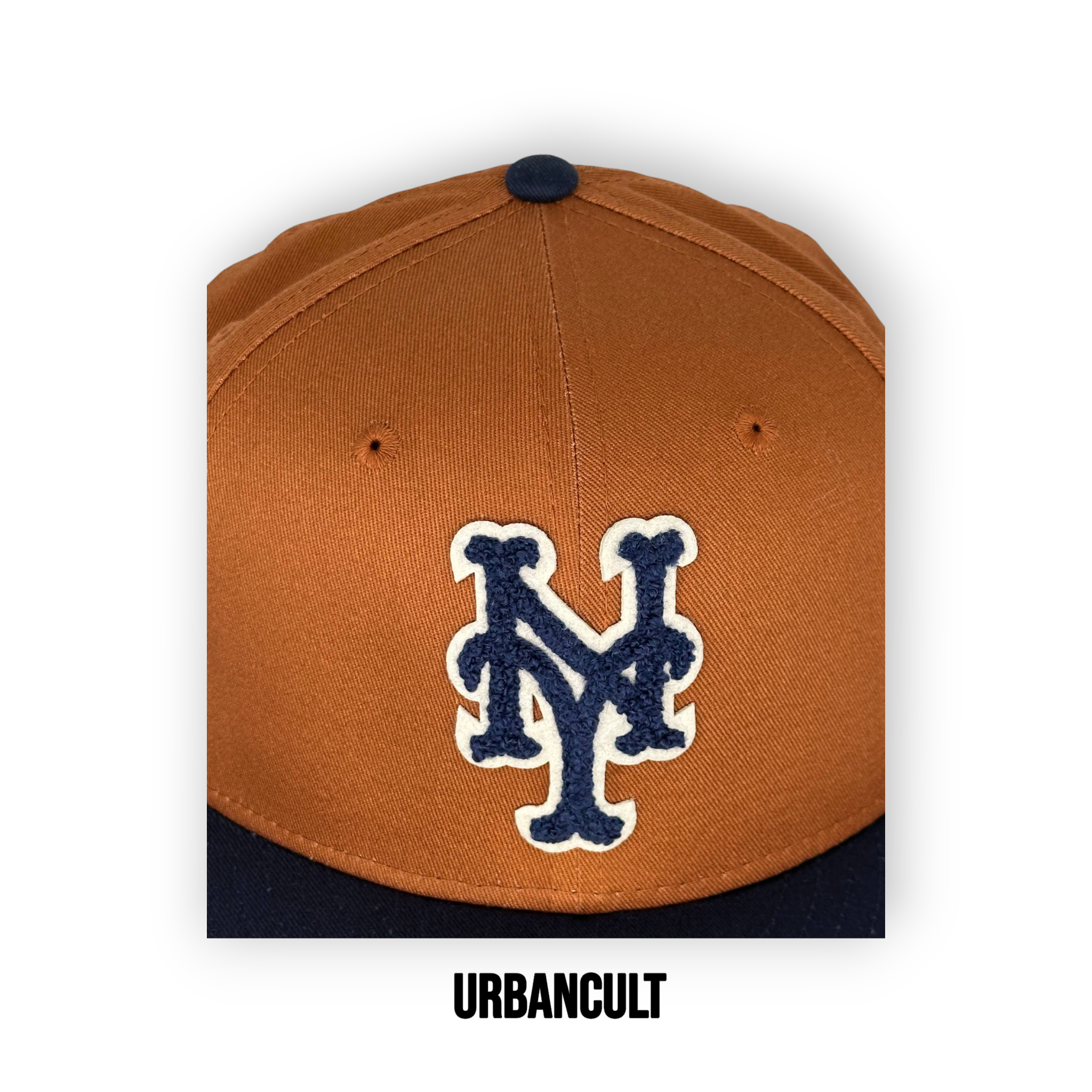 New Era NY Mets Bouclé Custom - Marrone - Urban Cult